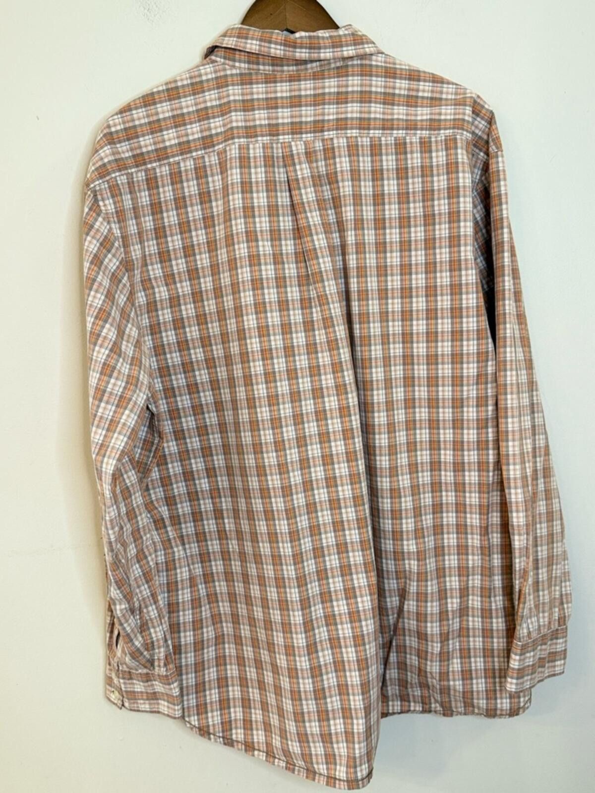 Timberland Timberland cotton plaid button up shirt cream gray orange XL Size US XL / EU 56 / 4 - 2 Thumbnail