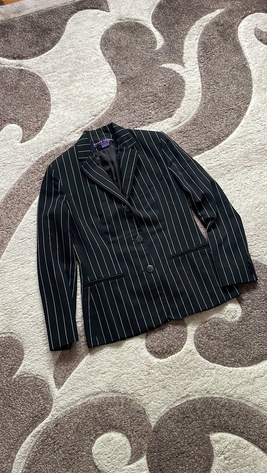 image of Ralph Laurent Purple Label Blazers in Black, Women's (Size XS)