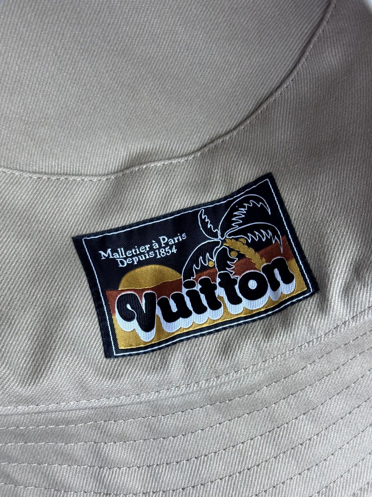 Louis Vuitton SURFIN MONOGRAM EXPLORER REVERSIBLE BUCKET HAT M7528M Size ONE SIZE - 7 Thumbnail