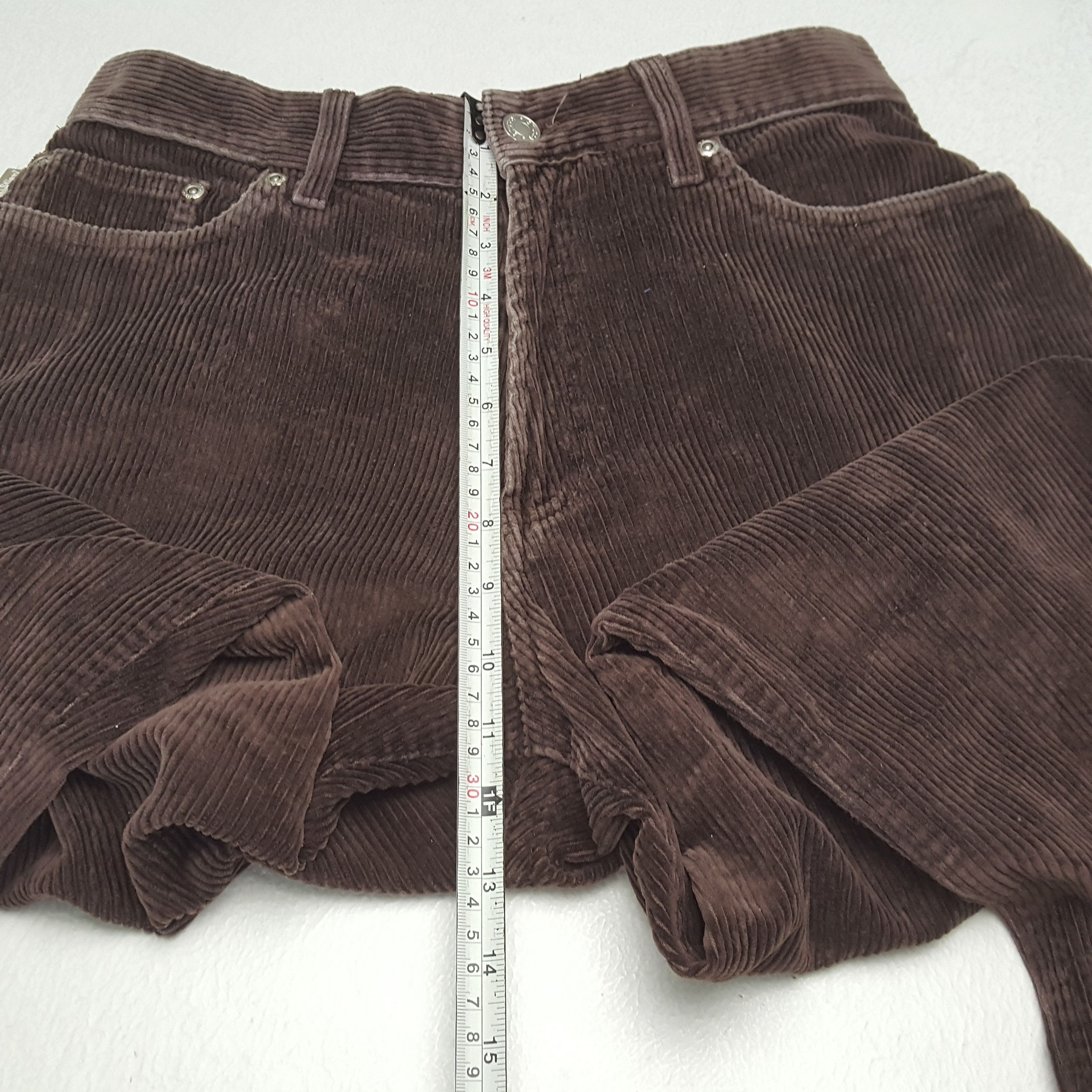 Stussy × Vintage Vintage STUSSY Streetwear Skateboard Big Logo Corduroy Pant Size US 27 - 8 Thumbnail