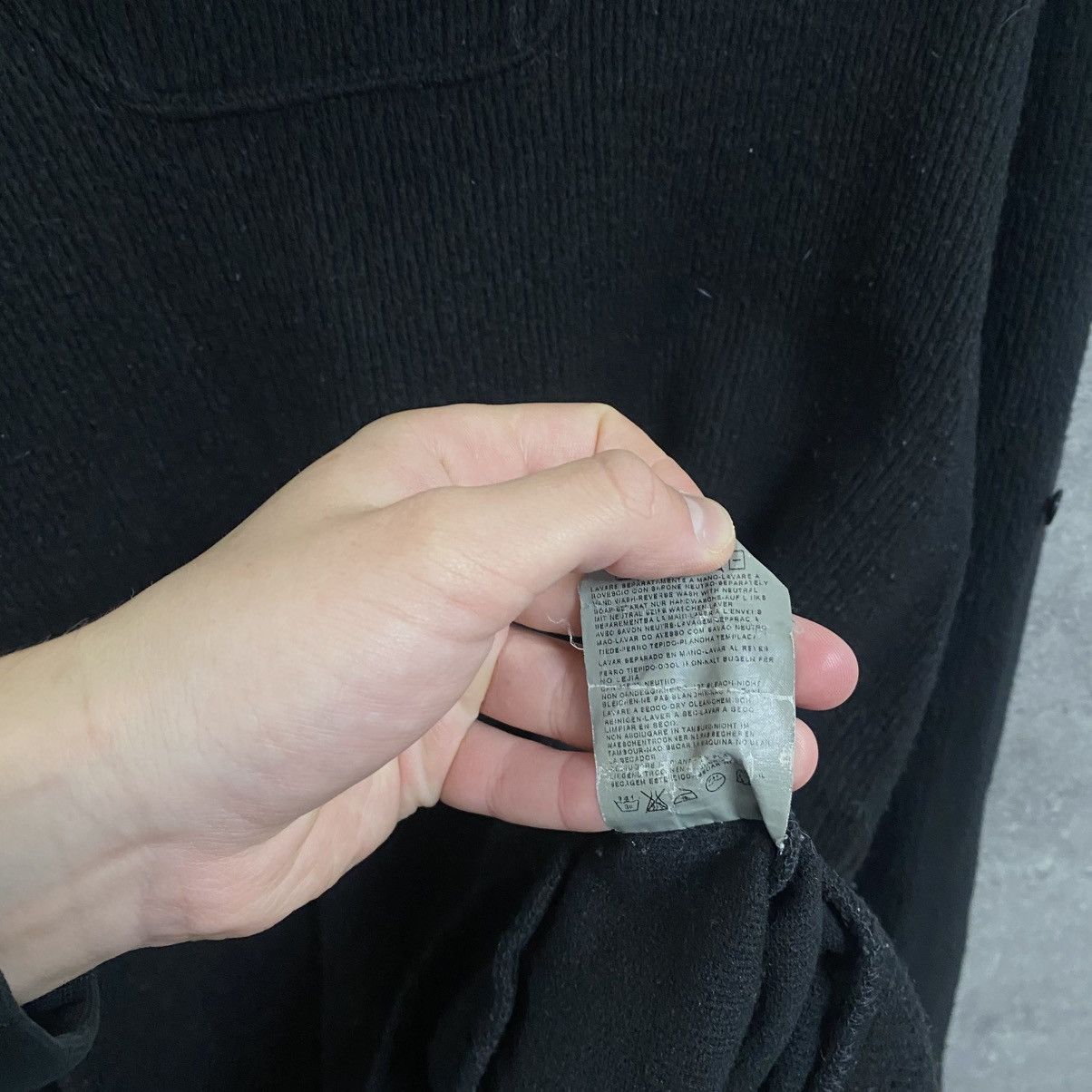 Stone Island Vintage 90s Stone Island Wool Hoodie Sweater Y2k Size US L / EU 52-54 / 3 - 15 Thumbnail