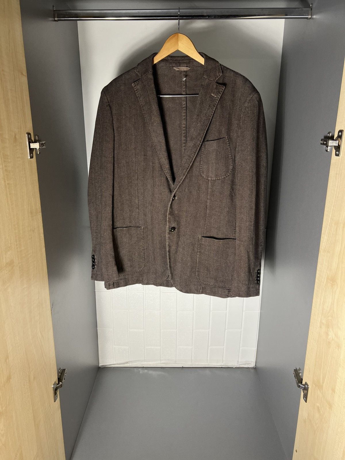 L.B.M. 1911 VINTAGE L.B.M 1911 LIMITED EDITION WOOL COAT SUIT DESIGNER Size 54R - 6 Thumbnail
