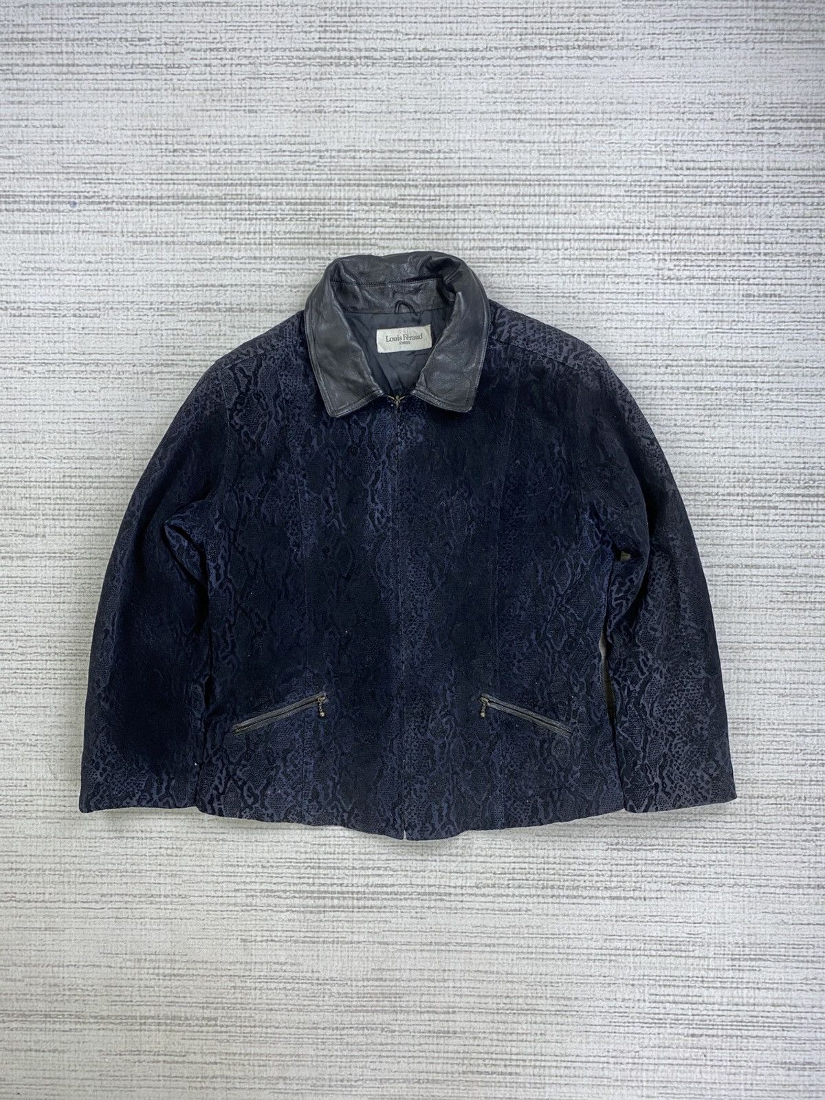 Designer × Louis Feraud × Vintage Vintage Louis Feraud Embroidered Snake Skin Design Jacket Size US M / EU 48-50 / 2 - 1 Thumbnail