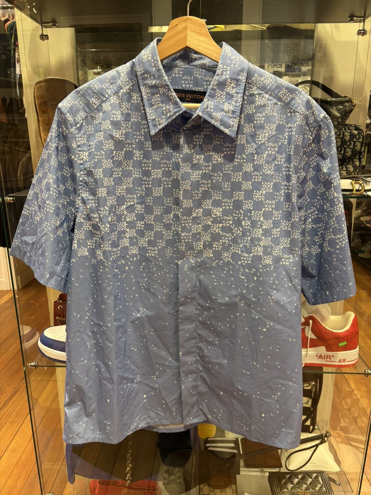 Louis Vuitton LV Damier Spread Button Up Shirt Size US S / EU 44-46 / 1 - 1 Thumbnail