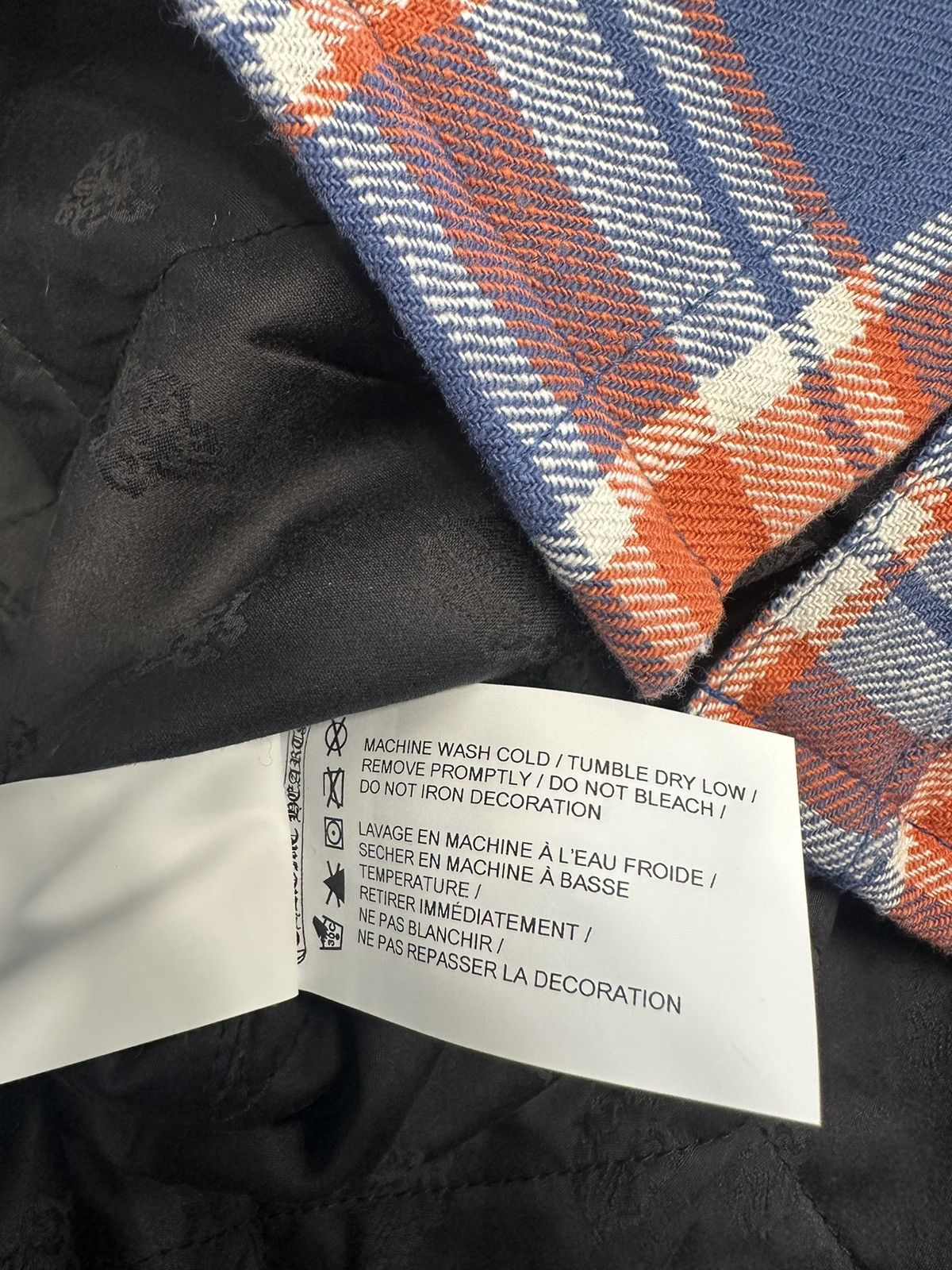 Chrome Hearts 🔥Chrome Hearts Flannel Work Shirt🔥 Size US XL / EU 56 / 4 - 9 Thumbnail