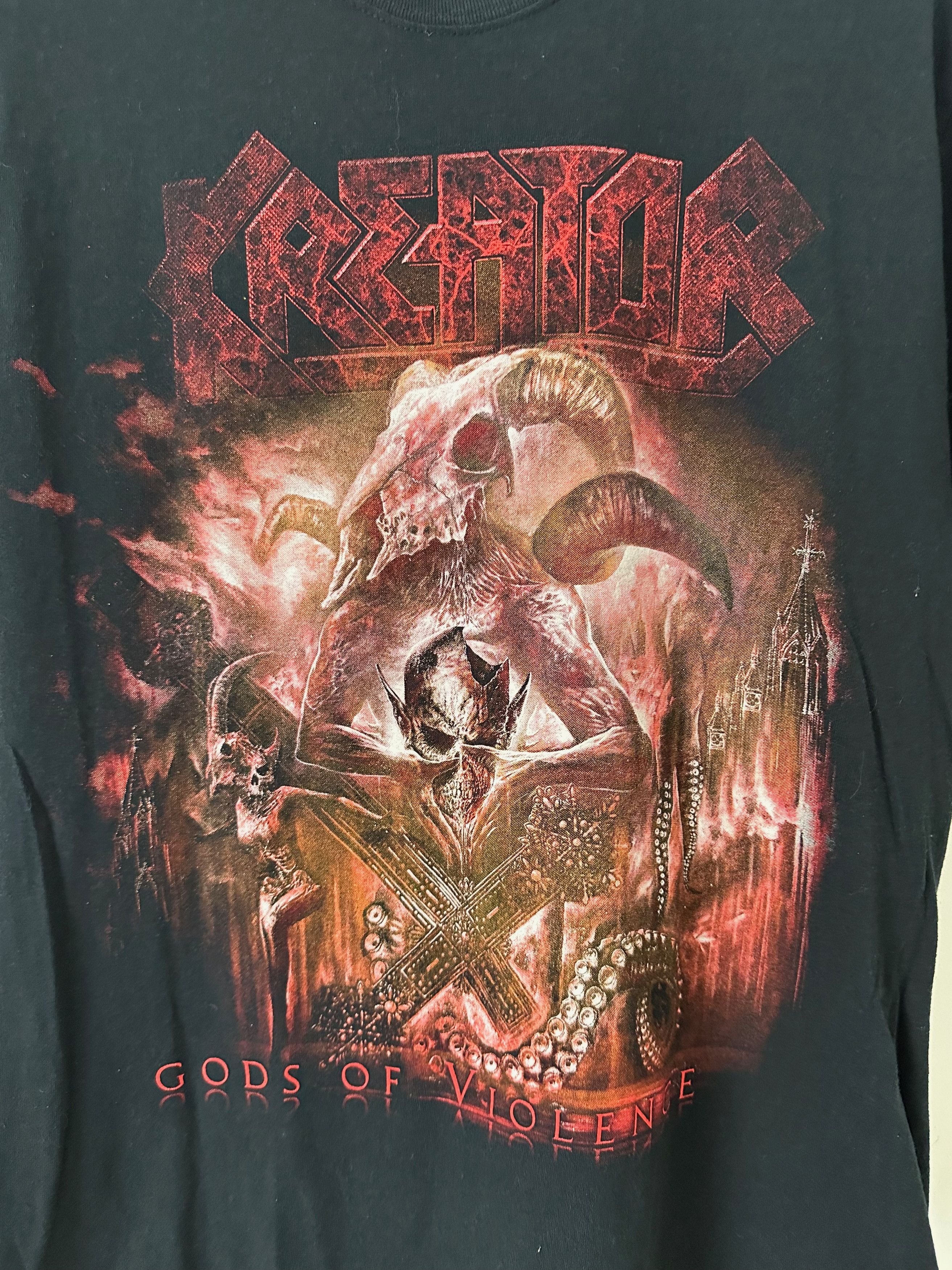 Band Tees 2007 Kreator Gods of Violence tour tee shirt Heavy Cotton Size US M / EU 48-50 / 2 - 3 Thumbnail