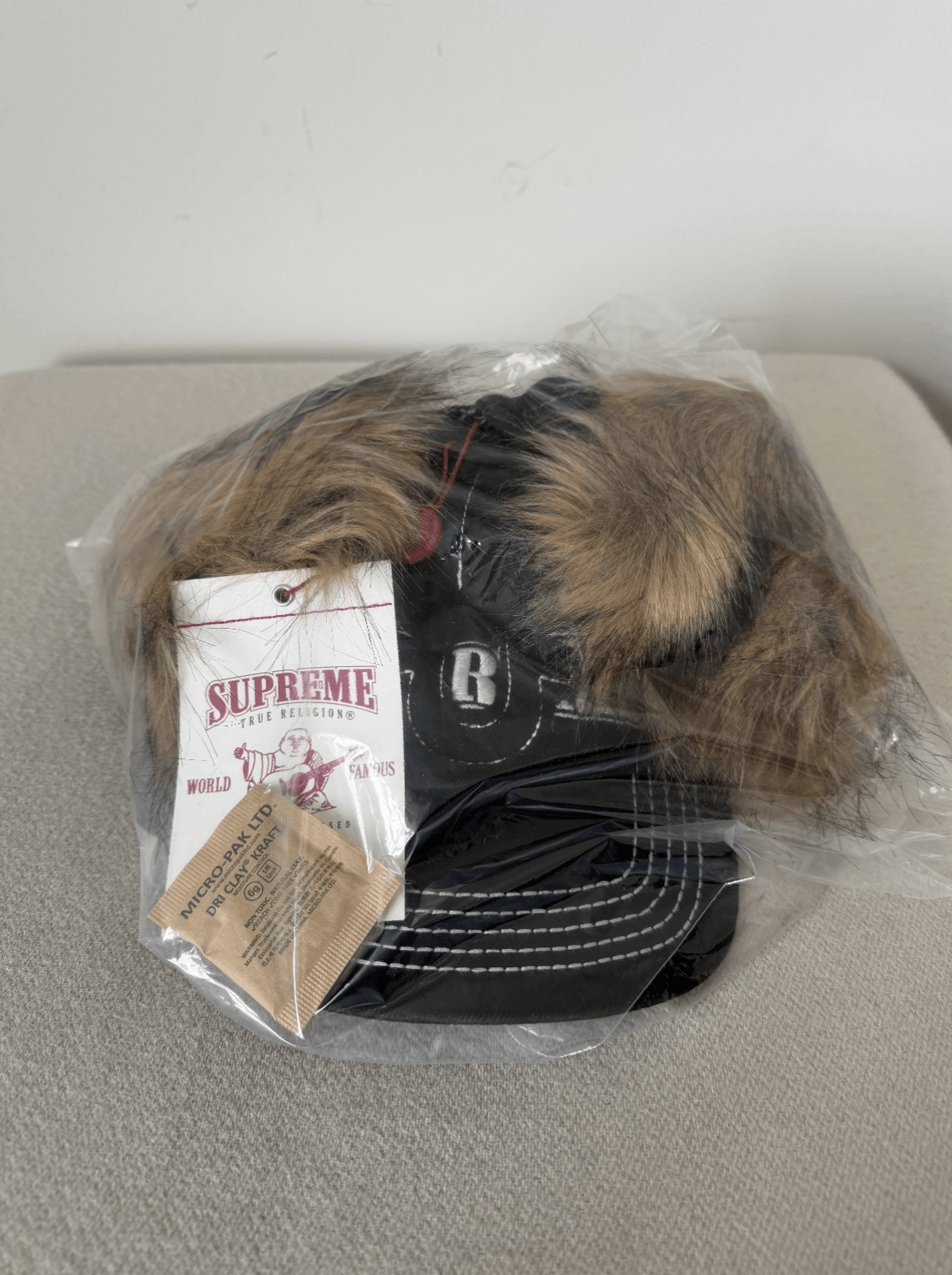 Supreme × True Religion Supreme True Religion Earflap 5 Panel Hat in Black Size ONE SIZE - 2 Thumbnail