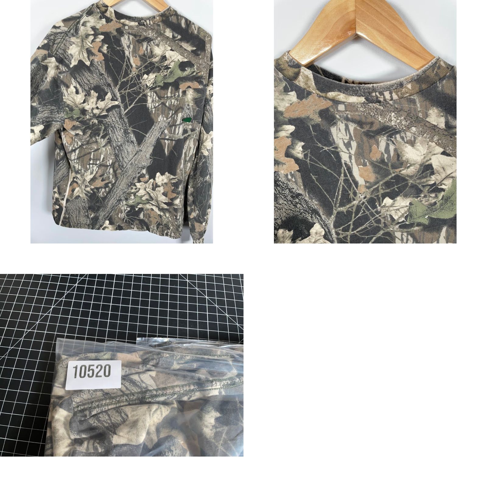 Vintage VINTAGE Mossy Oak Camo Pocket Long Sleeve T-Shirt 2XL Men Green 80s Camouflage Shirt Mens Size US XXL / EU 58 / 5 - 10 Thumbnail