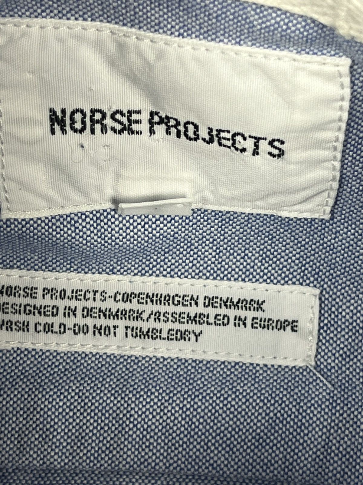Norse Projects Norse Project Anton Oxford light blue shirt Size US S / EU 44-46 / 1 - 5 Thumbnail