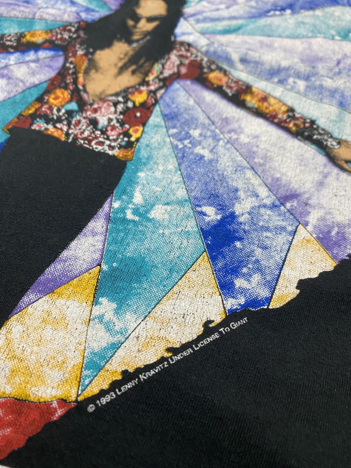 Band Tees Rare Vintage 90s OG Lenny Kravitz (Universal Love Tour) Size US L / EU 52-54 / 3 - 3 Thumbnail
