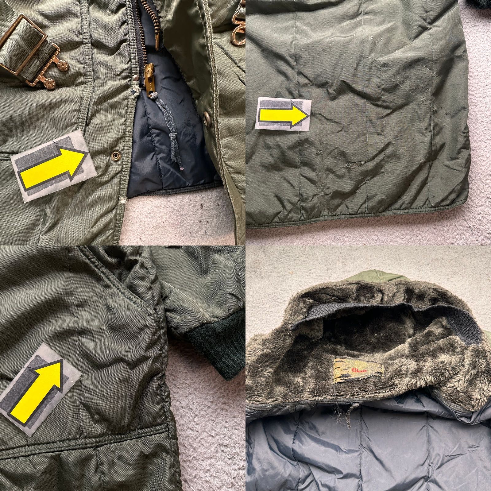 Refrigiwear VINTAGE RefrigiWear Belted Coat Mens Large Green Insulated Quilted Parka Hooded Jacket Size US L / EU 52-54 / 3 - 8 Thumbnail