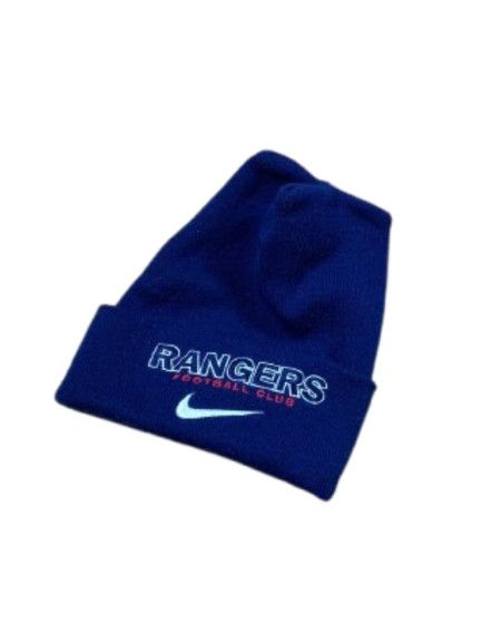Nike Vintage Nike Big Y2K Logo Beanie Hat Size ONE SIZE - 1 Thumbnail