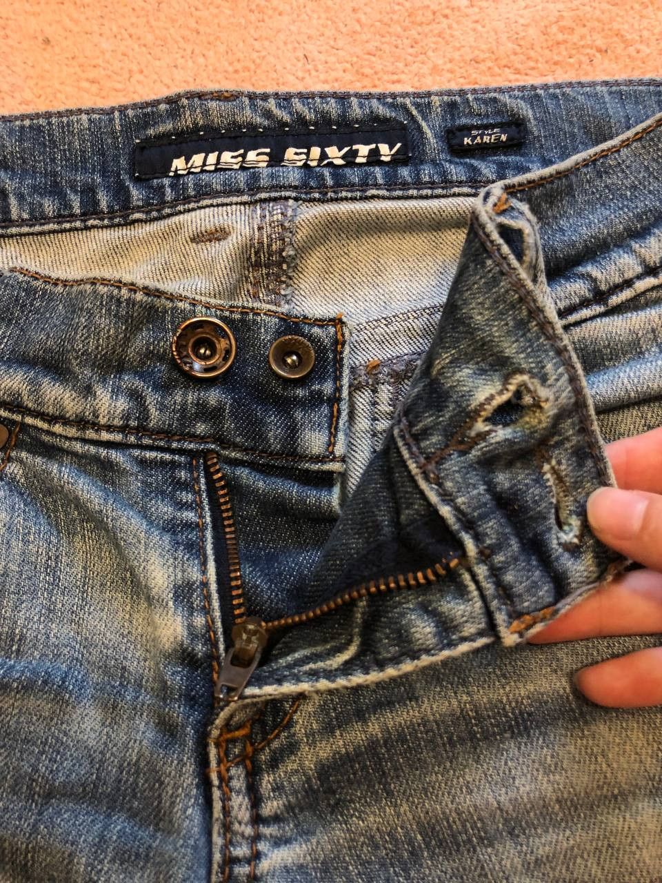 Miss Sixty Vintage jeans Miss Sixty Y2K luxury streetwear Size 26" / US 2 / IT 38 - 4 Thumbnail