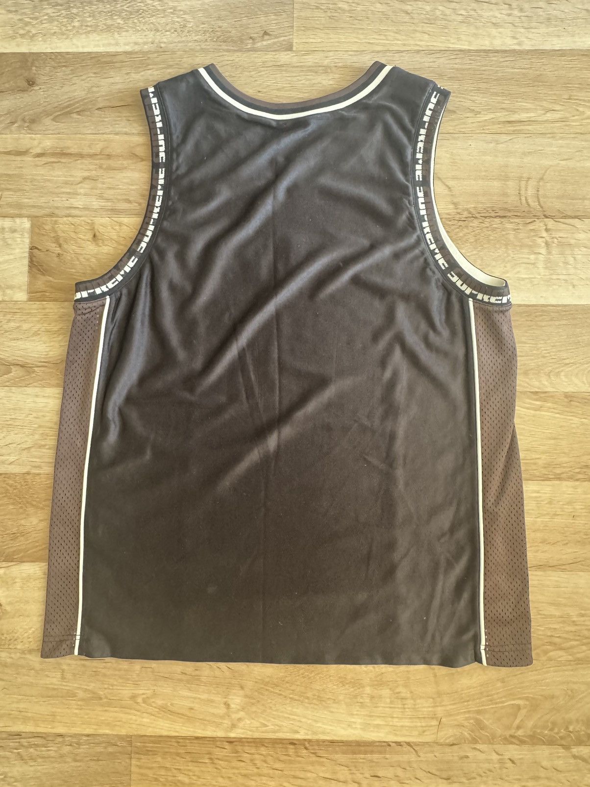 Supreme Supreme Reversible Basketball Jersey SS22 Brown Size L Size US L / EU 52-54 / 3 - 3 Thumbnail