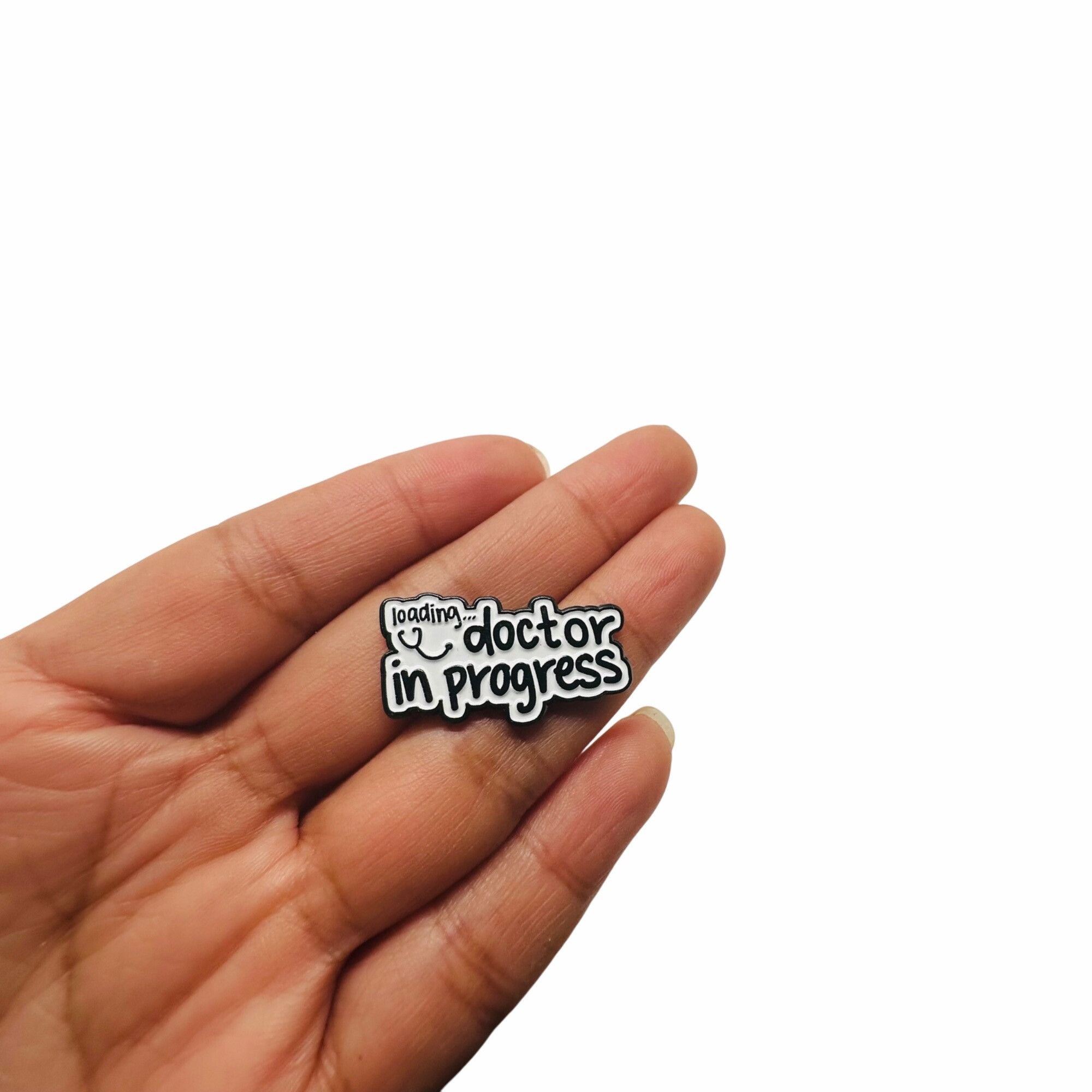 Other ⭐New Oz Enamel Pin Doctor in Progress Medical Themed Brooch Size ONE SIZE - 2 Thumbnail