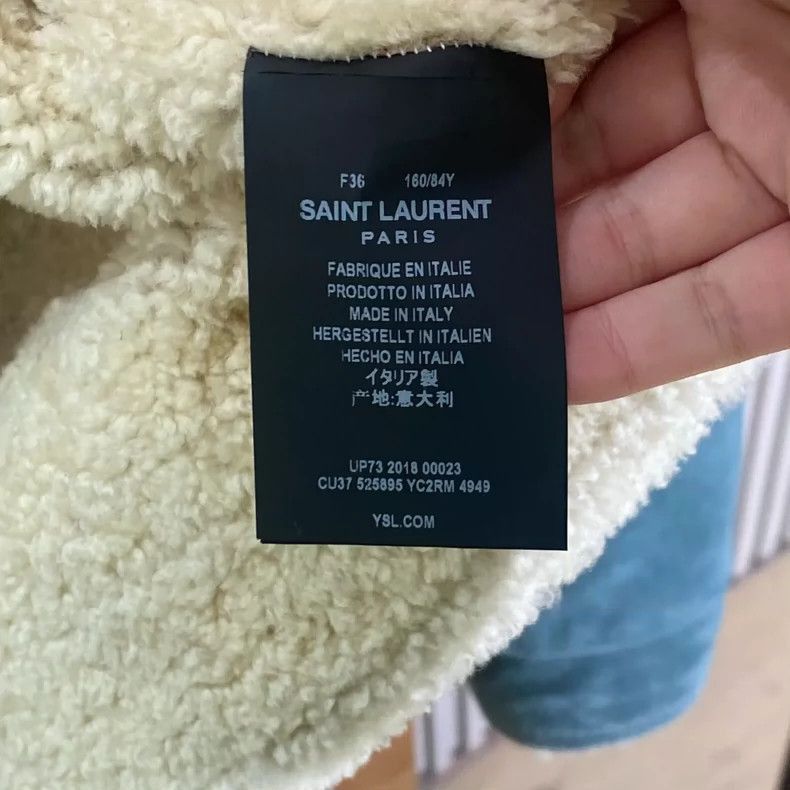 Saint Laurent Paris Saint Laurent Paris Fur integrated jacket-2506 Size US XS / EU 42 / 0 - 6 Thumbnail