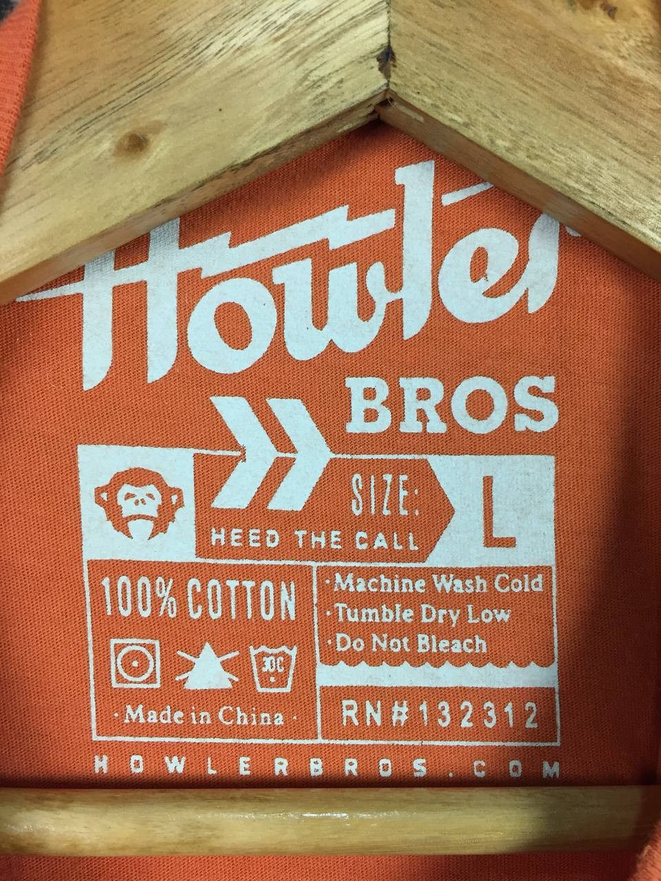 Howler Brothers × Vintage Howler Bros Fish Shaka Fishing Sports Tee Size US L / EU 52-54 / 3 - 13 Thumbnail