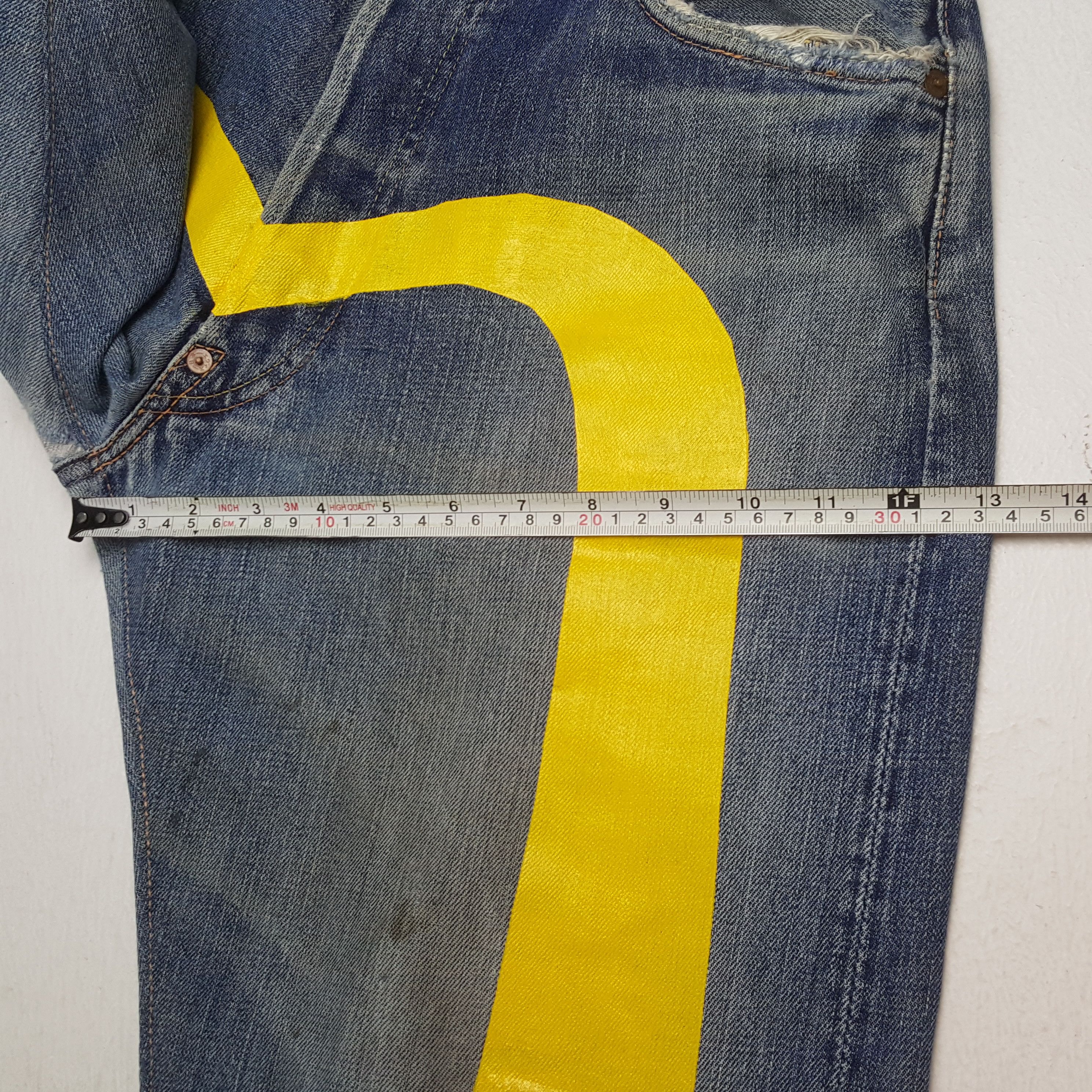 Evisu EVISU Japanese Brand Streetwear Custom Daicock Jeans Size US 30 / EU 46 - 9 Thumbnail