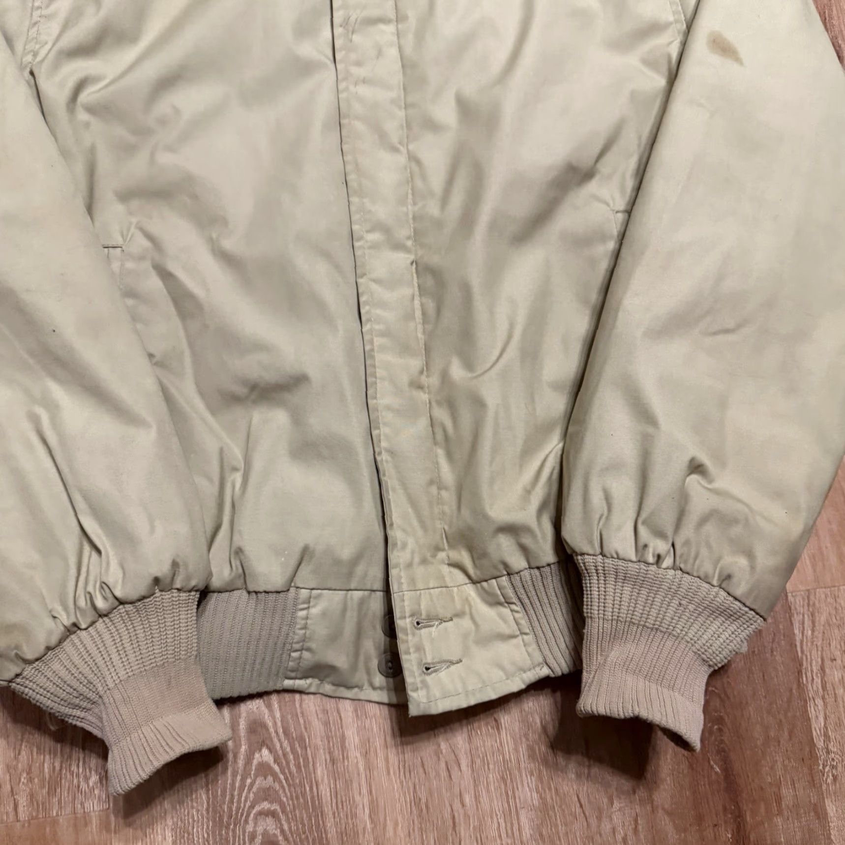 Vintage VINTAGE 60s Field & Stream Gordon & Ferguson Lined Bomber Jacket Mens Size 42 Beige Size US XS / EU 42 / 0 - 4 Thumbnail