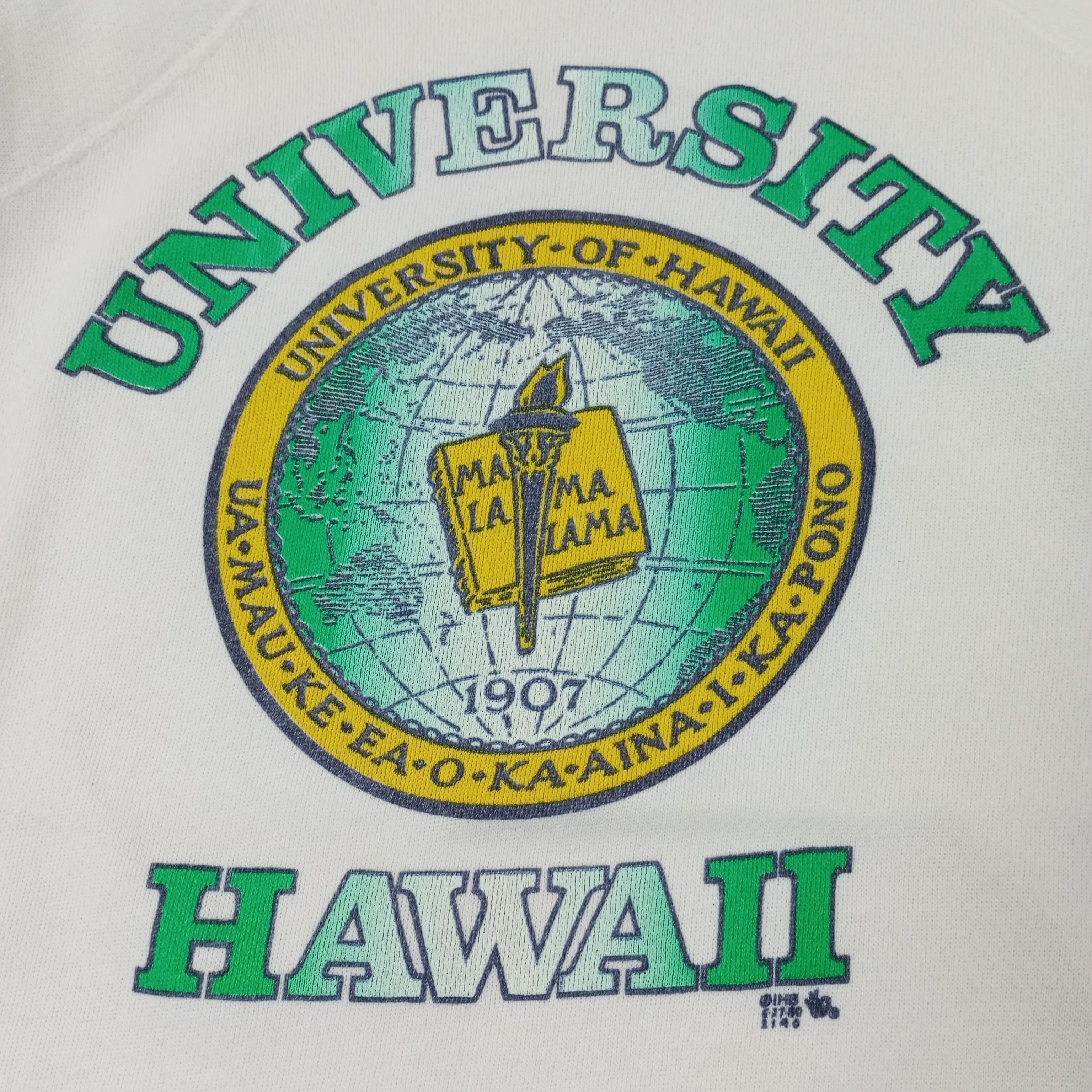 Vintage Vintage University Of Hawaii Logo Design Sweatshirt c245n2 Size US M / EU 48-50 / 2 - 2 Thumbnail