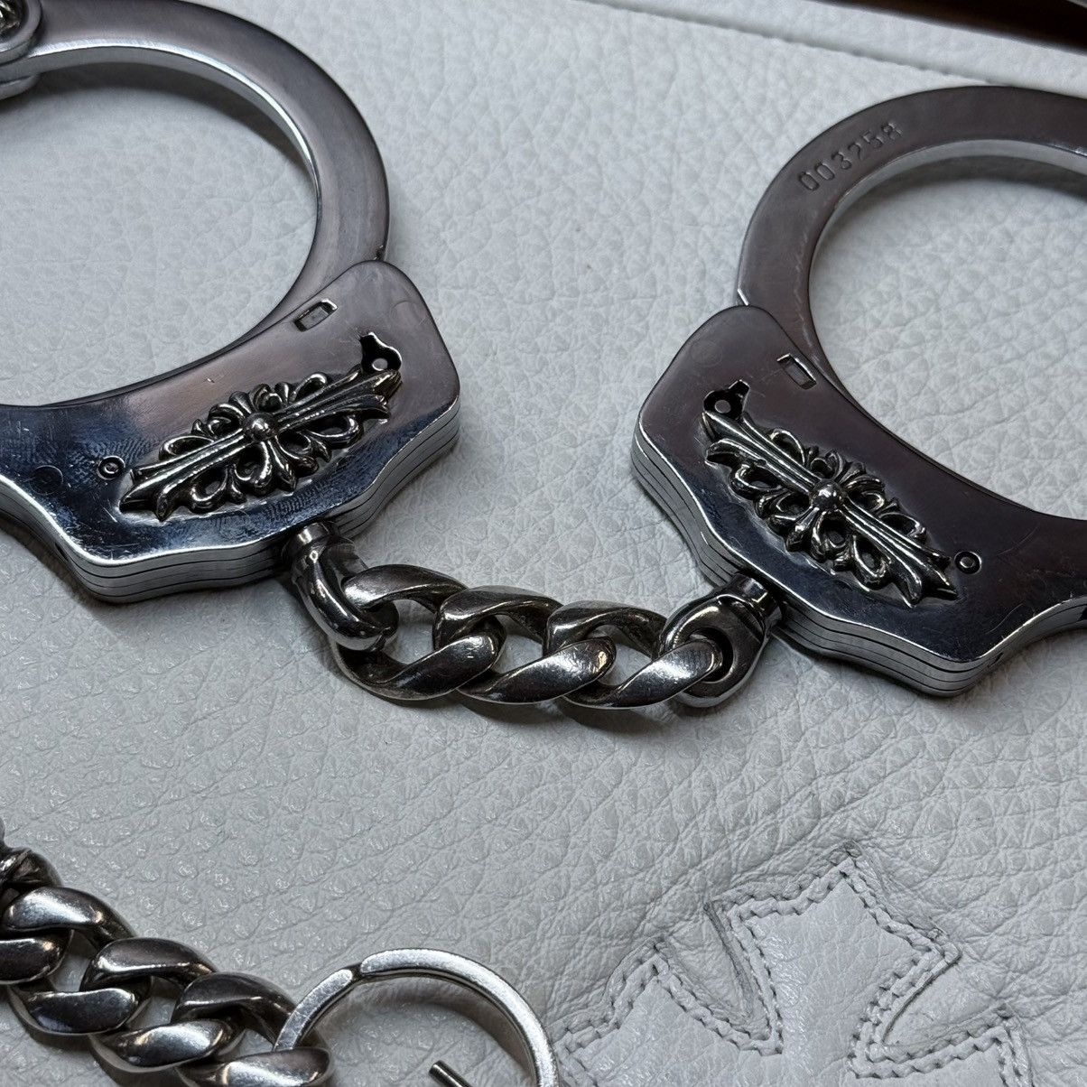 Chrome Hearts CHROME HEARTS STERLING SILVER HANDCUFFS WITH FOTI KEYCHAIN Size ONE SIZE - 3 Thumbnail