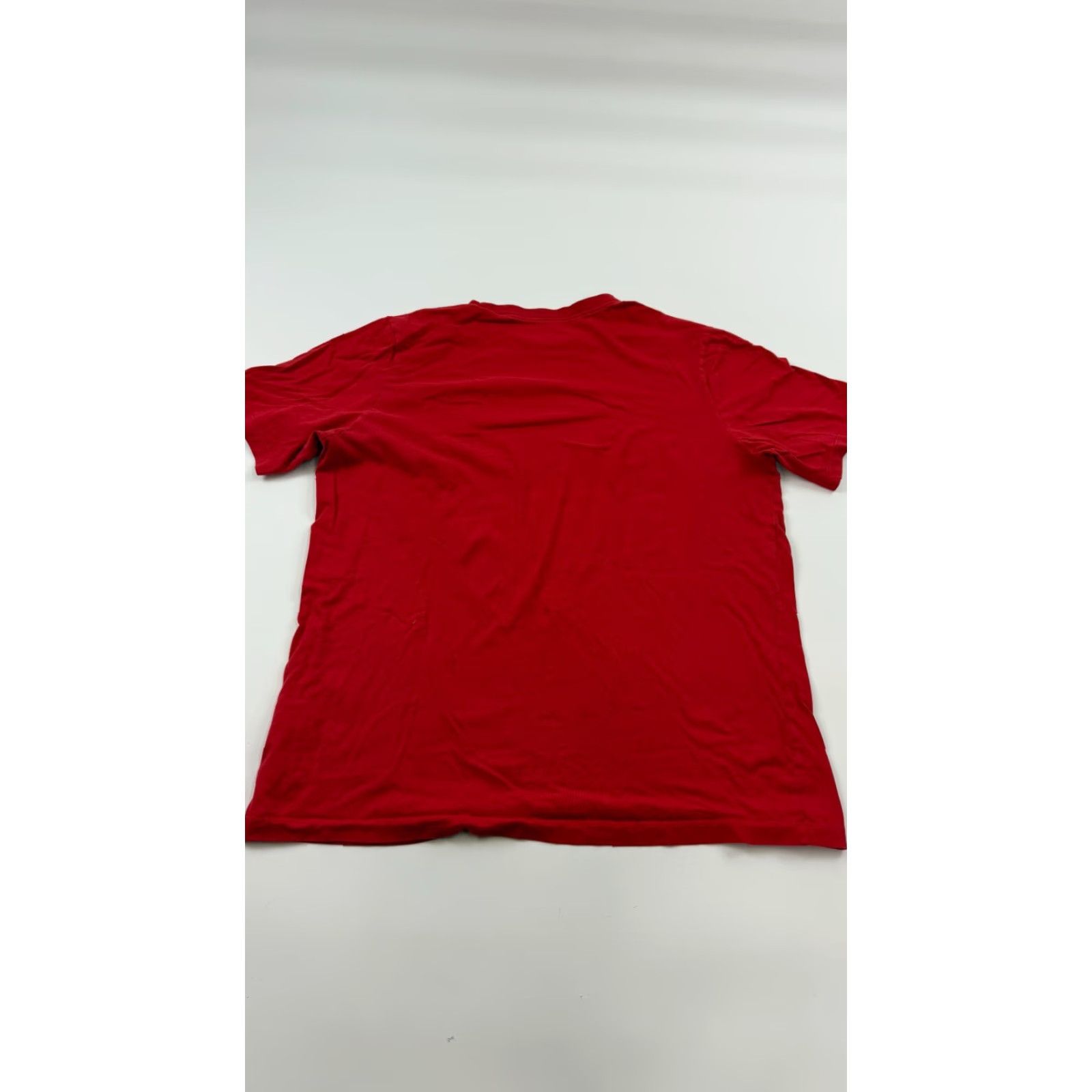 Nike Nike Shirt Mens XL Red Short Sleeve Crew Neck Tee Light Weight Spell Out Logo Outdoor Summer Spring Regular Fit Size US XL / EU 56 / 4 - 5 Thumbnail