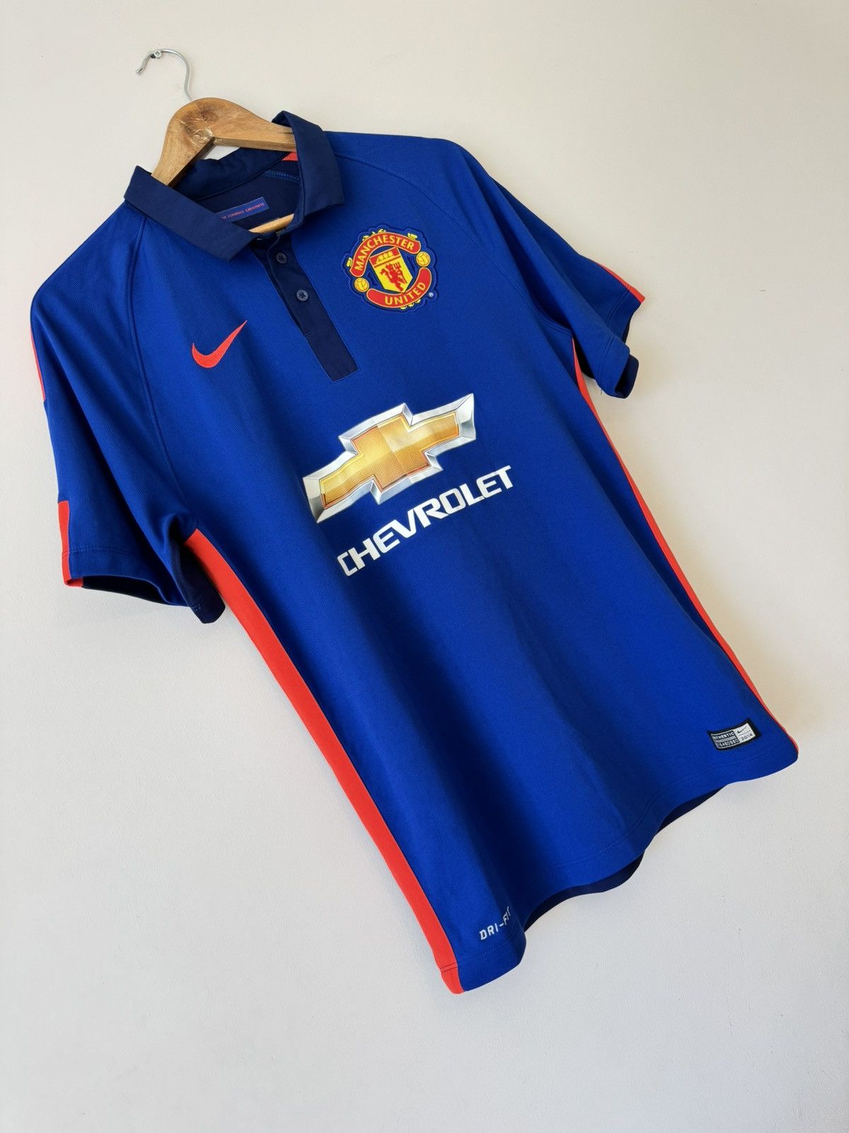 Nike Manchester United 2014-2015 Third Soccer Jersey Shirt Kit Size US S / EU 44-46 / 1 - 4 Thumbnail