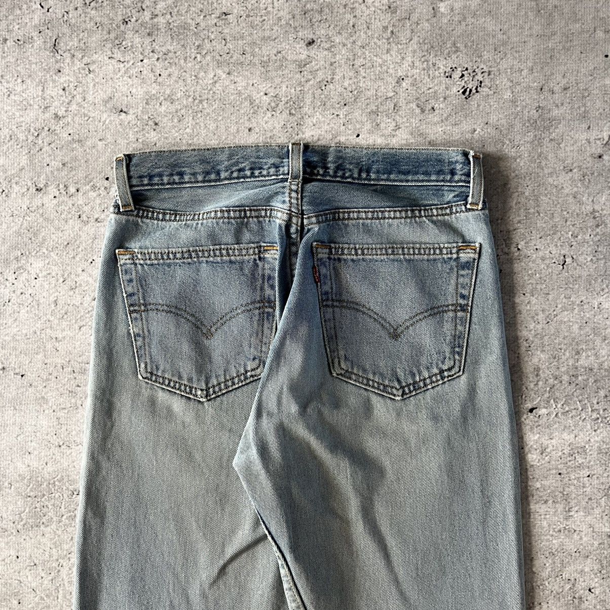 Levi's × Vintage Levis 501 washed babyblue 32x32 vintage 90s distressed Size US 32 / EU 48 - 3 Thumbnail