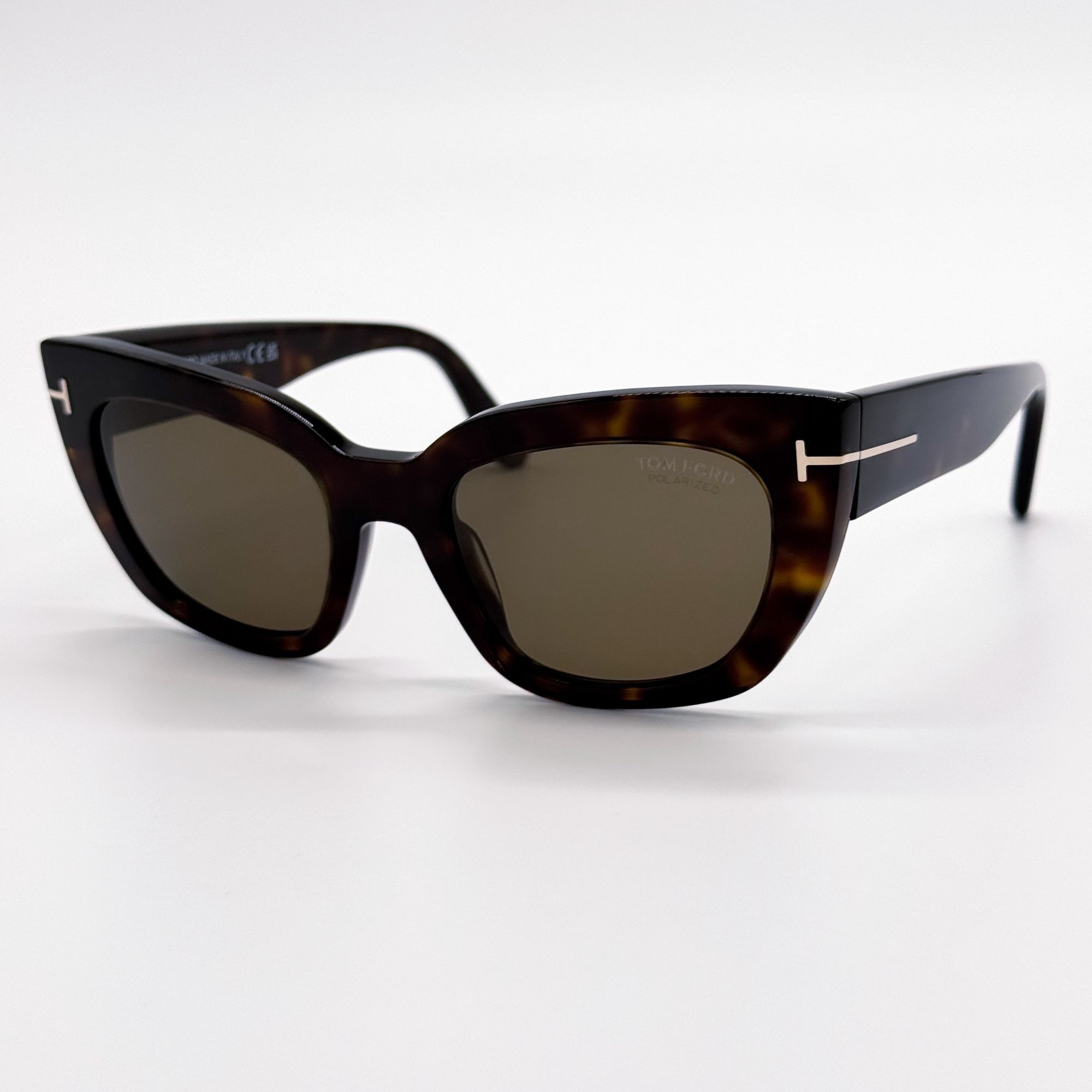 Tom Ford NEW TOM FORD SUNGLASSES ATHENA TF1190 52H POLARIZED HAVANA Size ONE SIZE - 3 Thumbnail