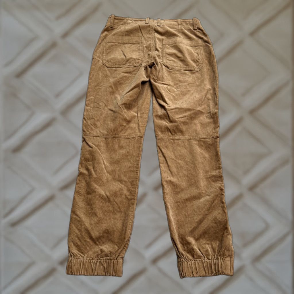 Banana Republic Banana Republic Corduroy Jogger Pants Womens 0 Brown Ankle Zip Utility Stretch Size 25" / US 0 / IT 36 - 1 Thumbnail