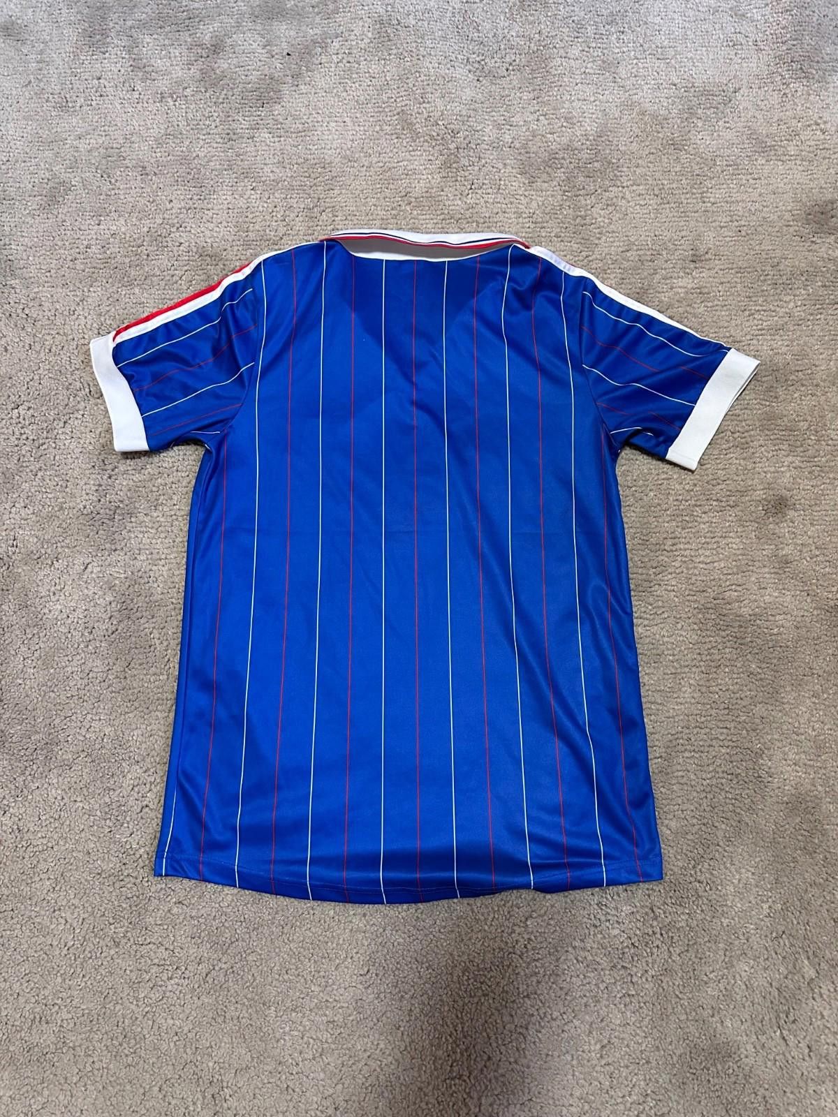 Adidas Adidas France 1982 Home Football Shirt Soccer Jersey Sz M Size US M / EU 48-50 / 2 - 5 Thumbnail