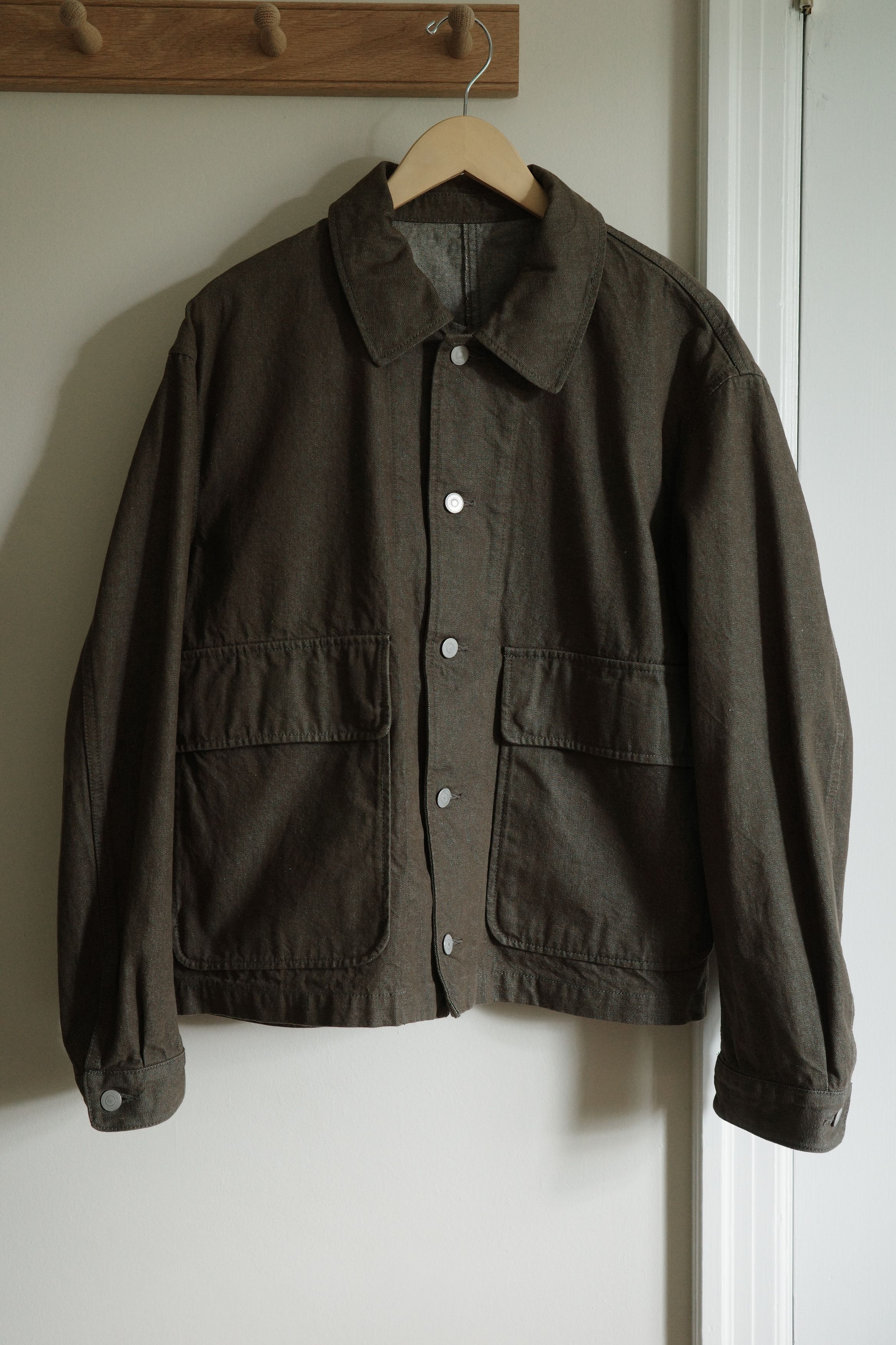 James Coward Replica Jacket Olive One Wash Denim - Size 2 (S) Size US S / EU 44-46 / 1 - 3 Thumbnail