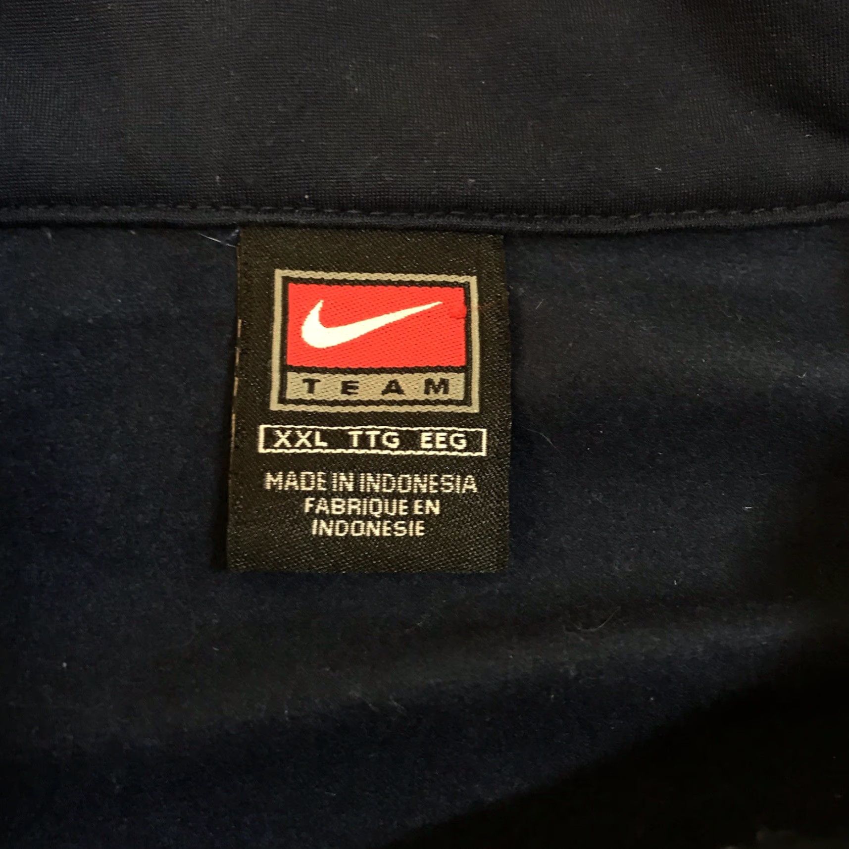 Nike VINTAGE Nike Mens Travis Swoosh Logo Jacket Full Zip Sz XXL Golf Coat Blue Jacket Size US XXL / EU 58 / 5 - 3 Thumbnail