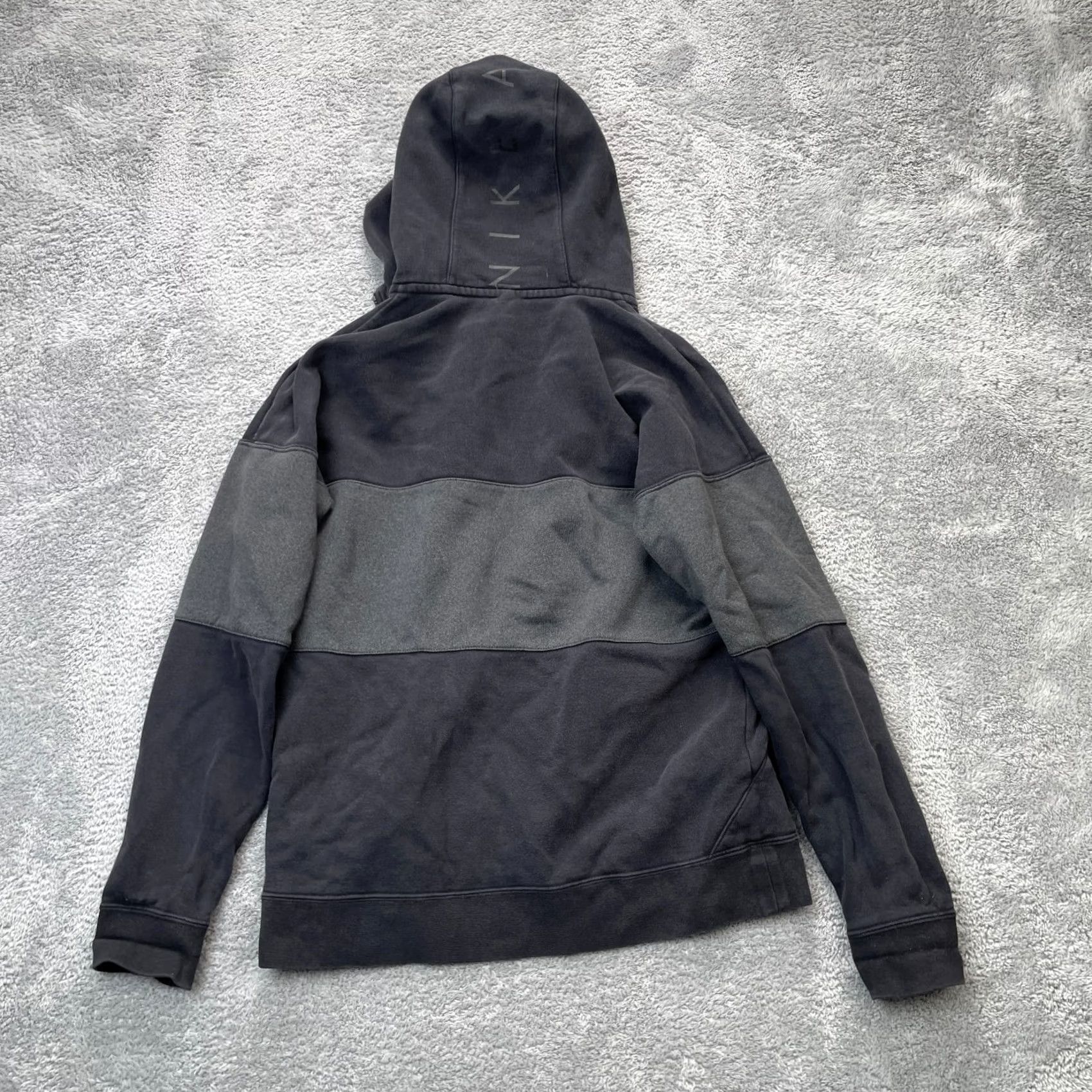 Nike Nike Hoodie Mens Medium Black Air Fleece Lined Zip Pockets Performance Size US M / EU 48-50 / 2 - 2 Thumbnail