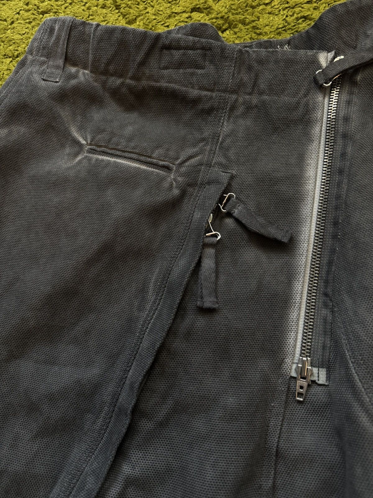 Designer × Rundholz Rundholz avant garde washed graphite grey assymetric skirt Size 27" / US 4 / IT 40 - 5 Thumbnail
