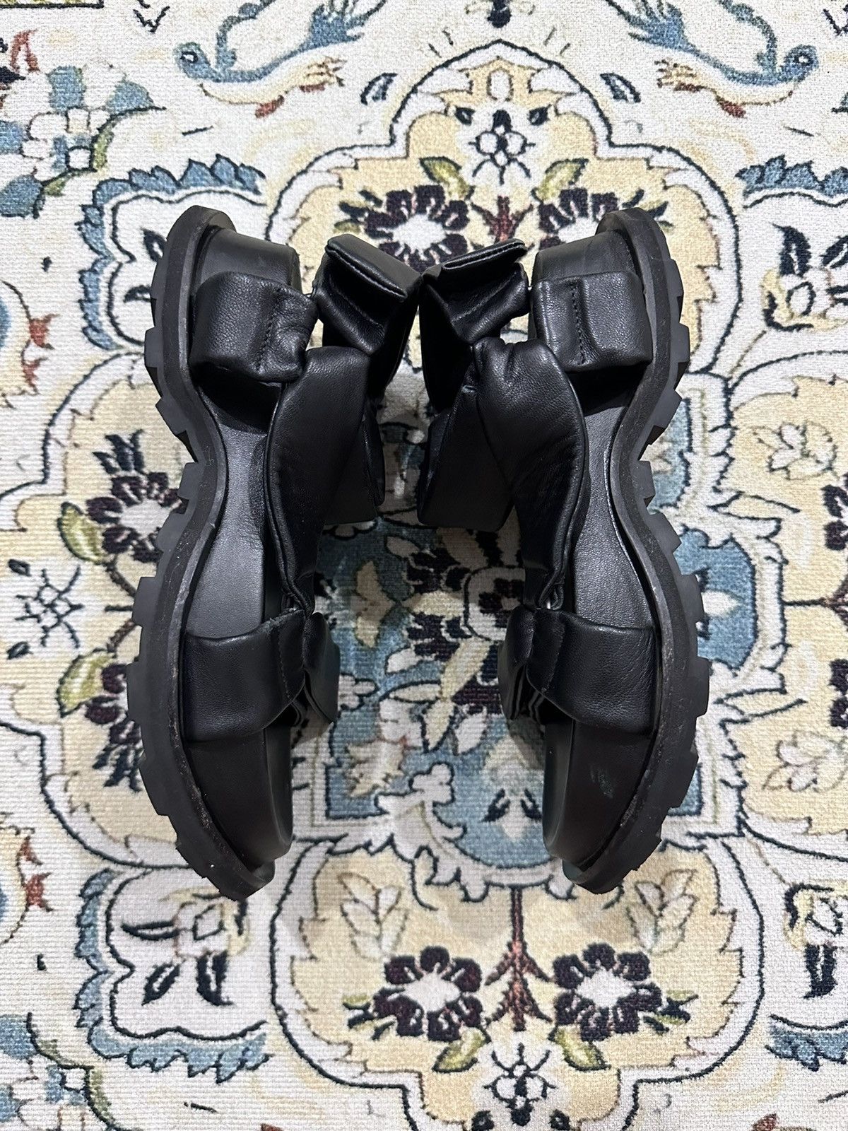 Jil Sander Jil Sander Padded Leather Sandals - Woman Size US 6 / IT 36 - 3 Thumbnail