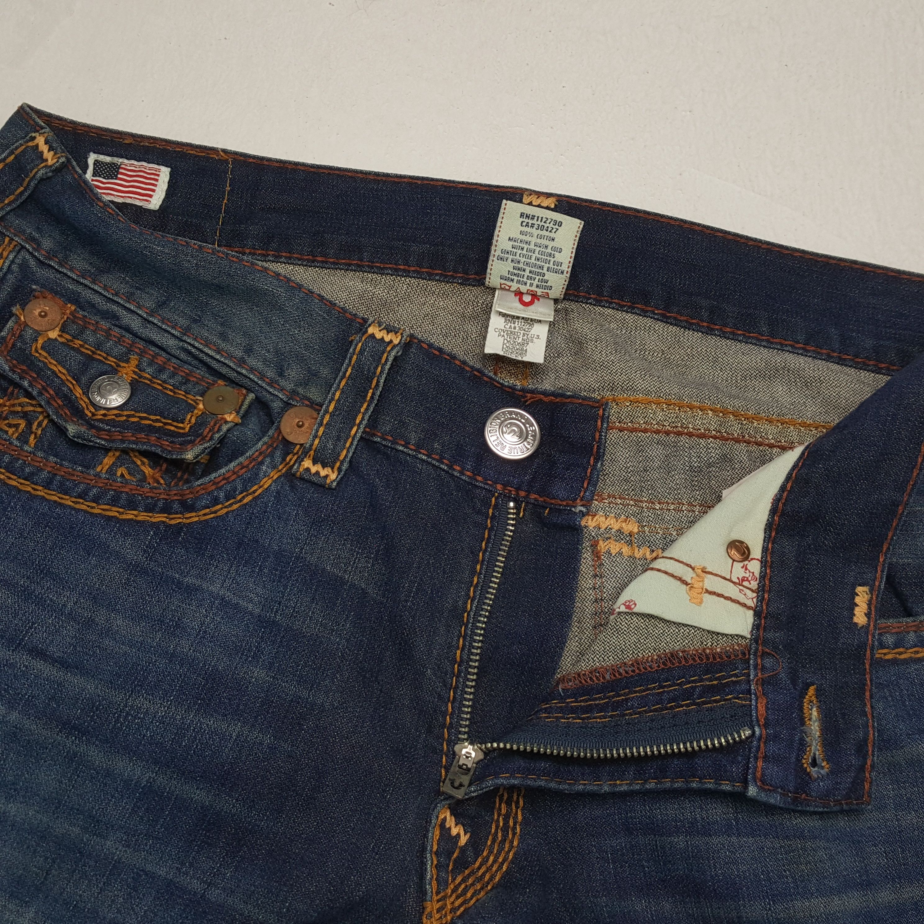 True Religion × Vintage Vintage TRUE RELIGION American Fashion Brand Denim Jeans Size US 37 - 13 Thumbnail