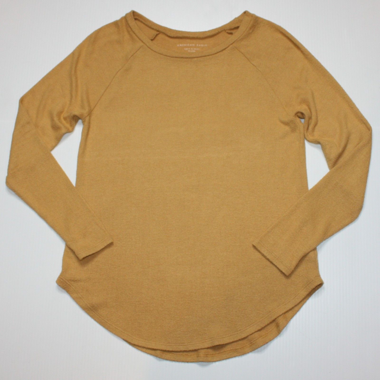 American Eagle Outfitters Soft & Sexy Plush Sweater in Mustard Yellow and size XXS Size XXS / US 00 / IT 34 - 1 Thumbnail