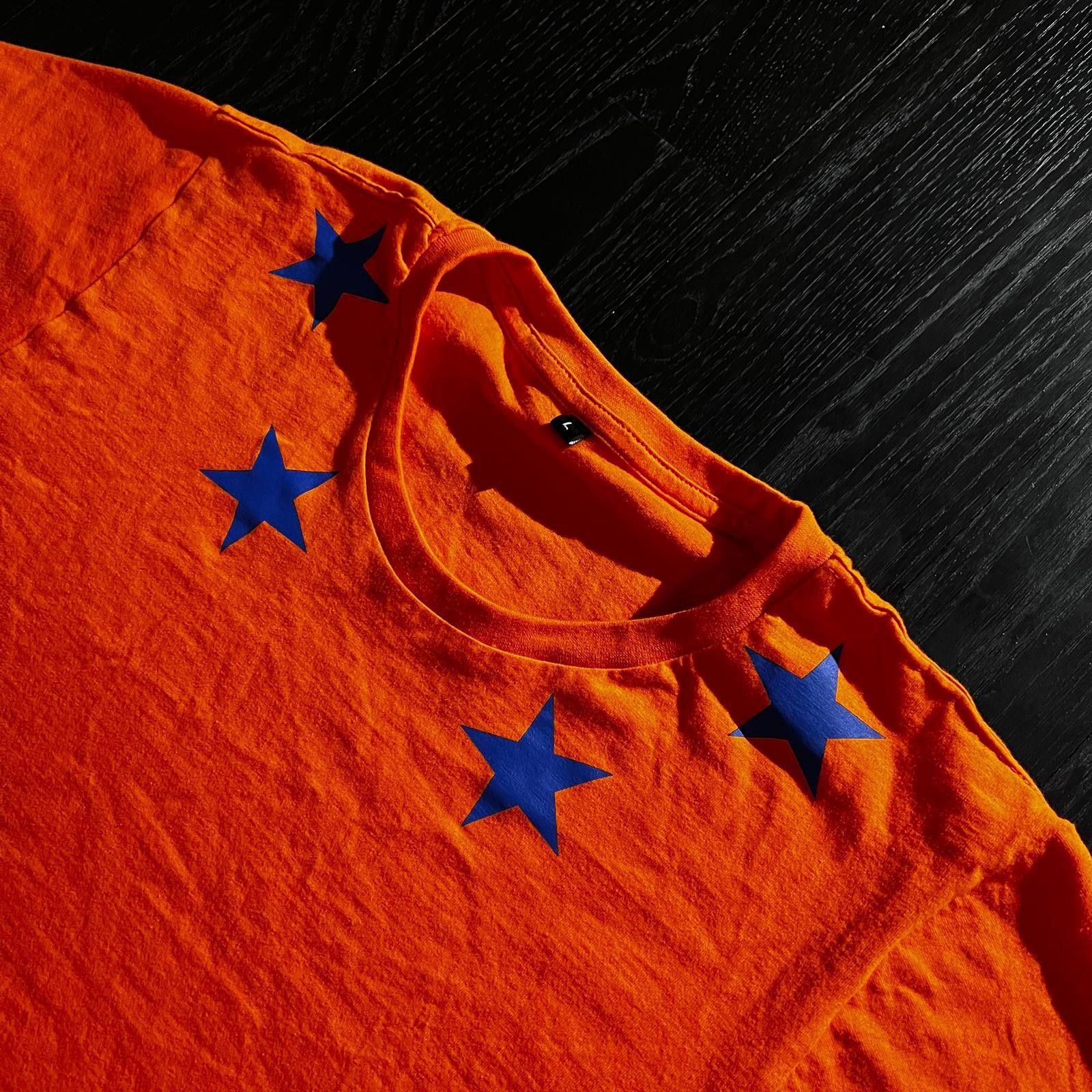 Other wastrre Star T-shirt Orange/Blue Size US L / EU 52-54 / 3 - 2 Thumbnail