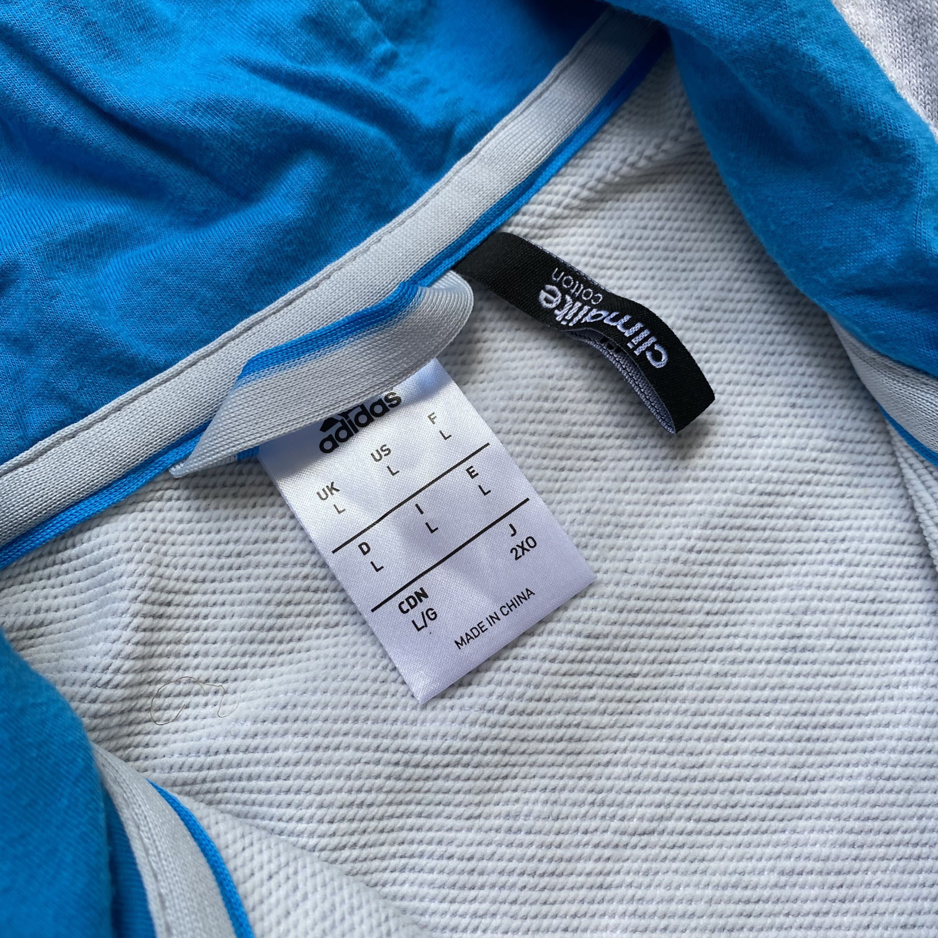 Adidas Vintage 00s Adidas Zip hoodie big Logo Size US L / EU 52-54 / 3 - 6 Thumbnail