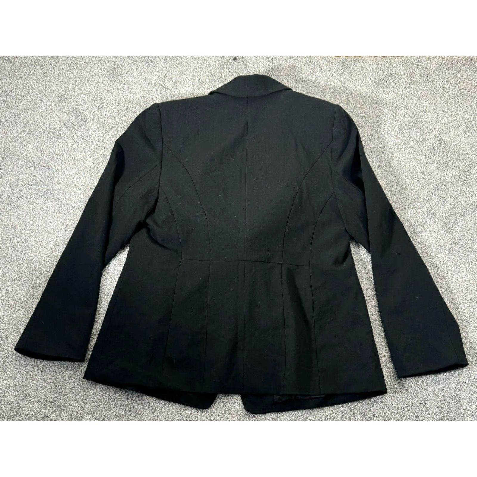 Vintage VINTAGE Lane Bryant Blazer 10/12 Shoulder Pads Wide-Shoulder 80s Office Minimalist Women Blazer 薄 Size L / US 10 / IT 46 - 2 Thumbnail
