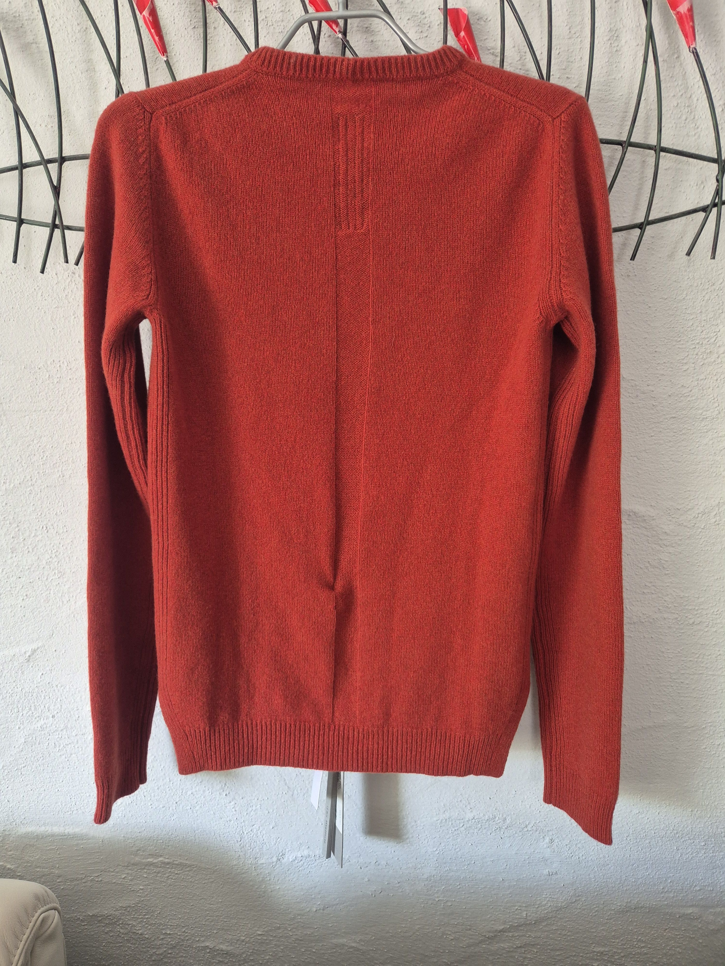Rick Owens Rick Owens biker round neck cashmere (97%) sweatshirts new Size US M / EU 48-50 / 2 - 5 Thumbnail