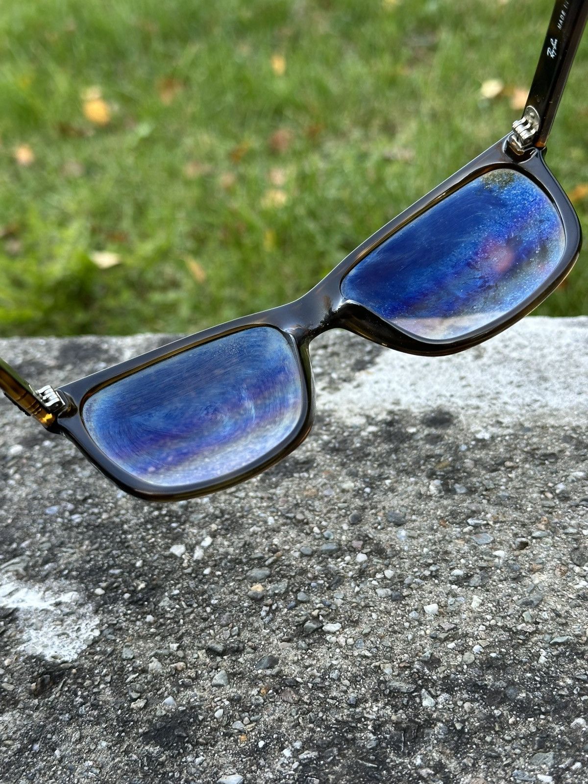 RayBan Vintage RayBan Sunglasses RB4181 Brown Size ONE SIZE - 12 Thumbnail
