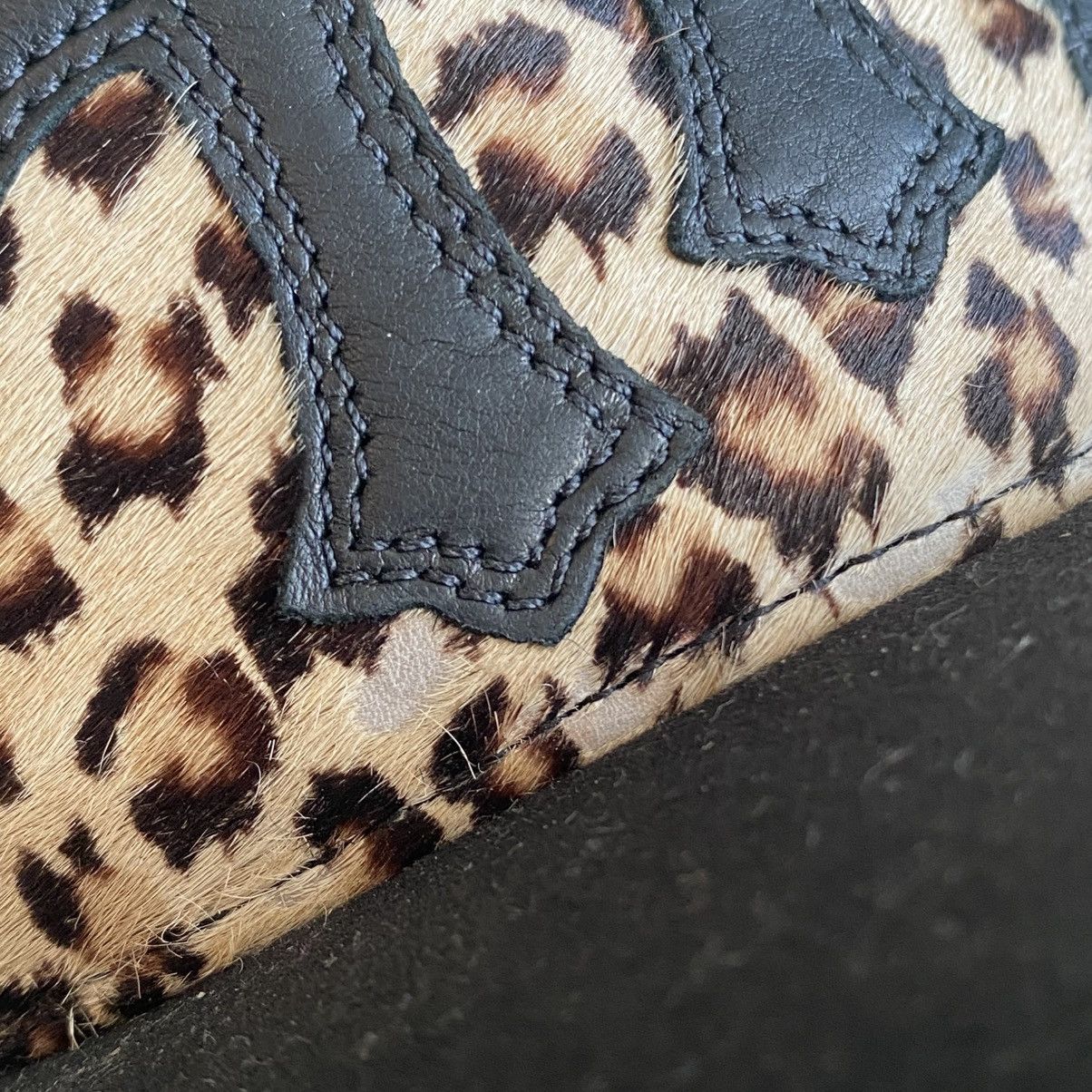 Chrome Hearts Chrome Hearts Leopard Pony Hair Triple Cross Patch Hat Size ONE SIZE - 4 Thumbnail