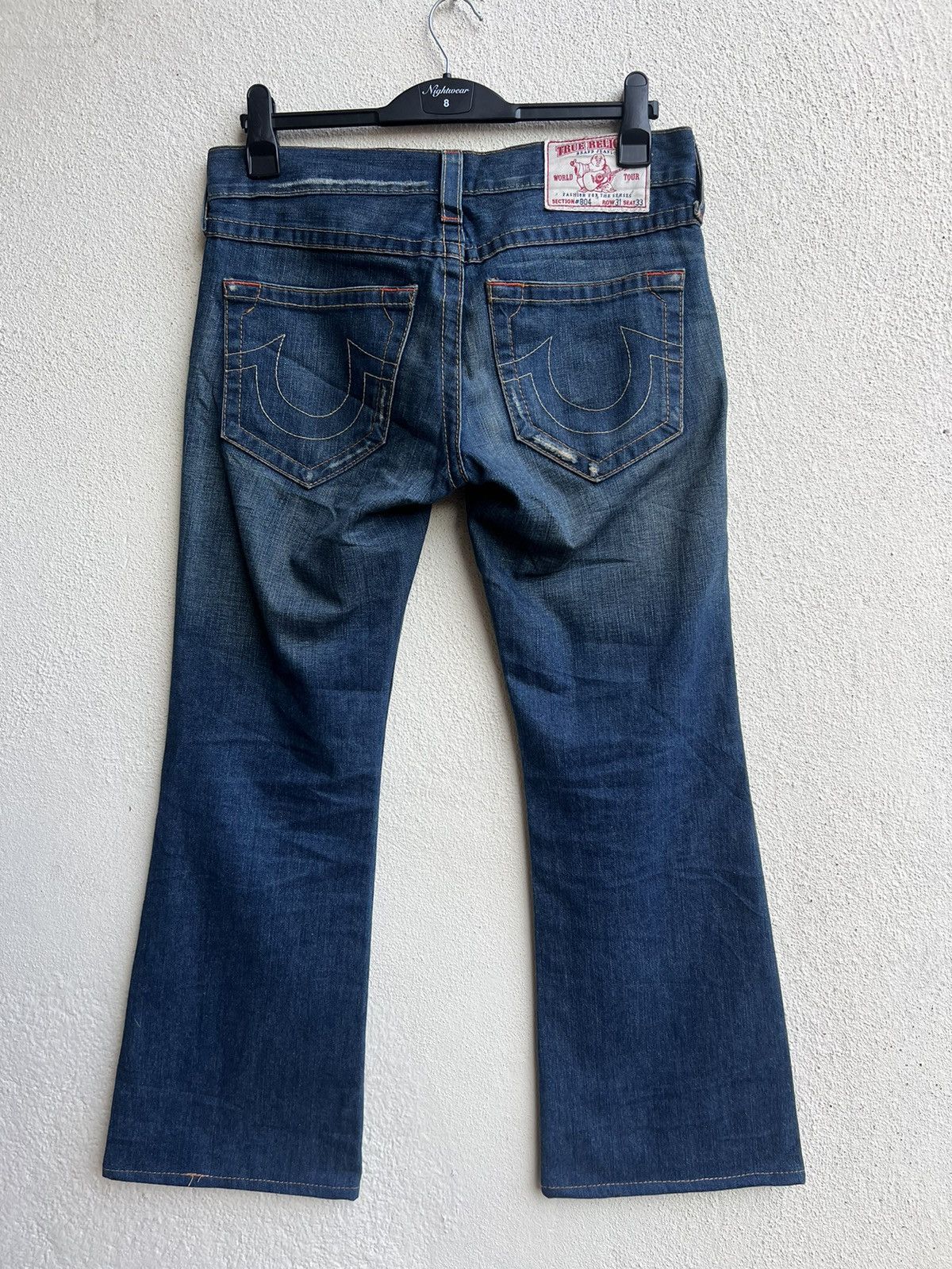 True Religion VTG Y2K 00s True Religion Big Rig Mud Denim Bootcut Jeans Size US 31 - 24 Thumbnail