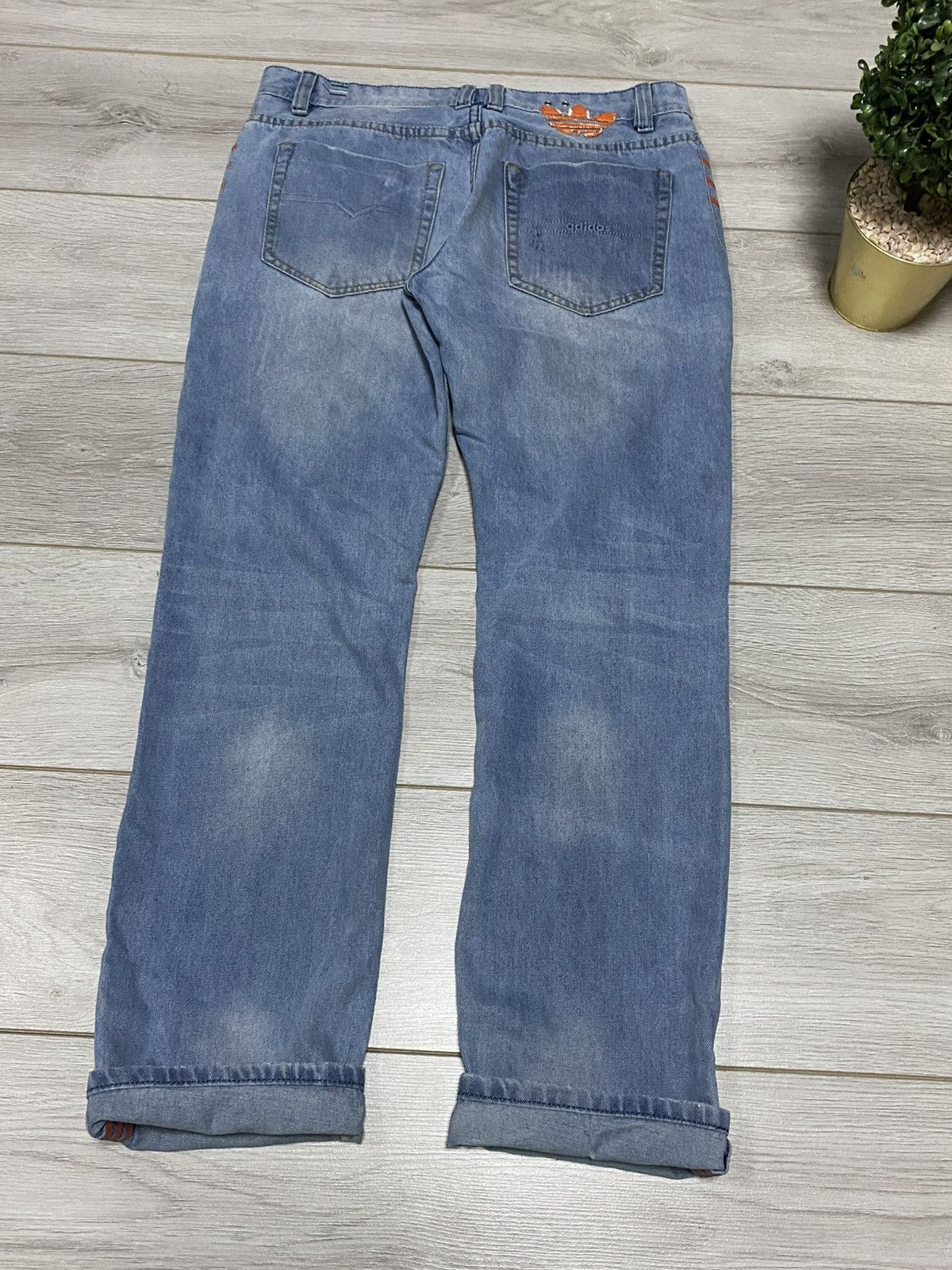 Diesel Diesel x Adidas vintage Italy jeans three stripes selvedge Size US 34 / EU 50 - 7 Thumbnail