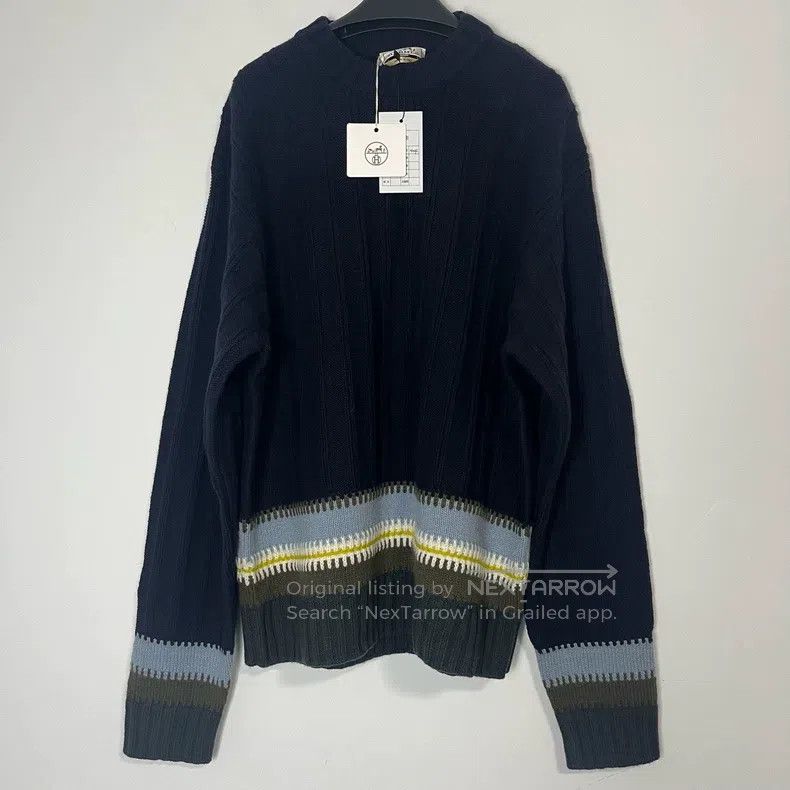 Hermes Hermes Chunky Knit Sweater Size US L / EU 52-54 / 3 - 1 Thumbnail
