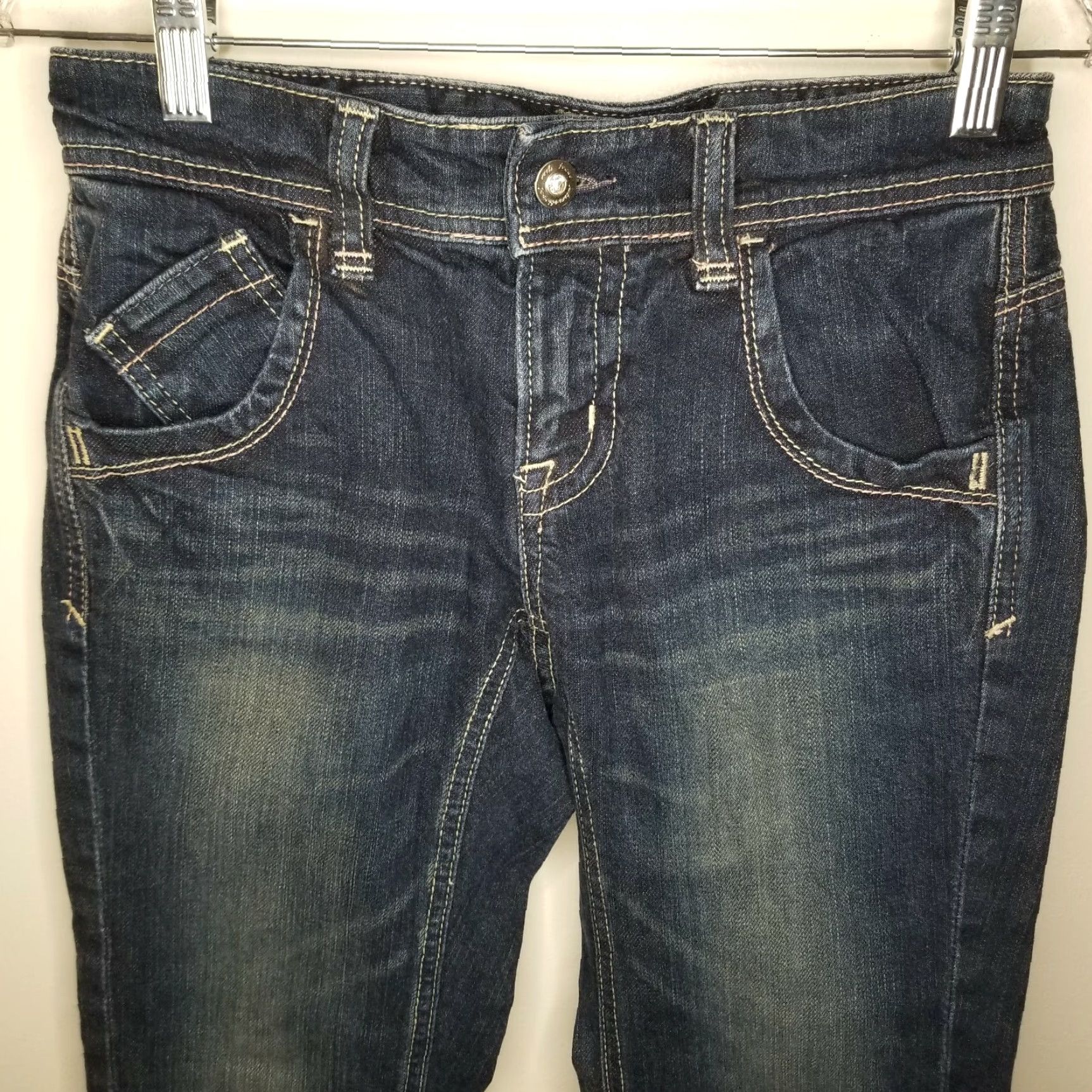Vintage Georgia Love Womens Jeans Size 28x23 Blue Straight 28x23 Womens Georgia Love Blue Jeans Size 28" / US 6 / IT 42 - 2 Thumbnail