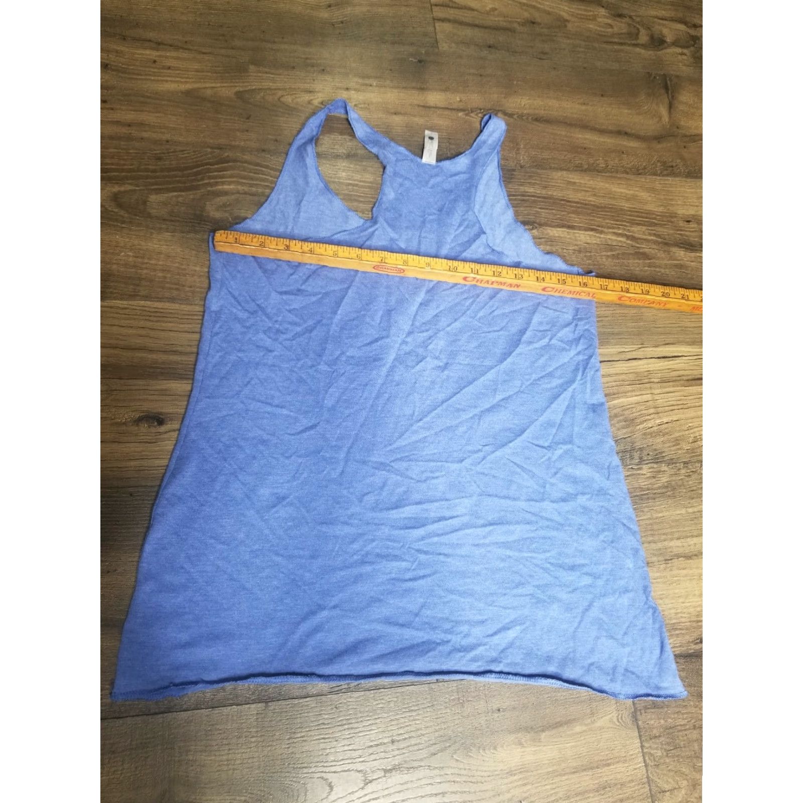 Next Level Womens L Tank Top Runaway Gin Mandala Raw Hem Sleeveless Scoop Neck Blue Next Level Shirt Juniors - Skull Pattern, Sheer, Basic, Classic Fit Mens? Size L / US 10 / IT 46 - 2 Thumbnail