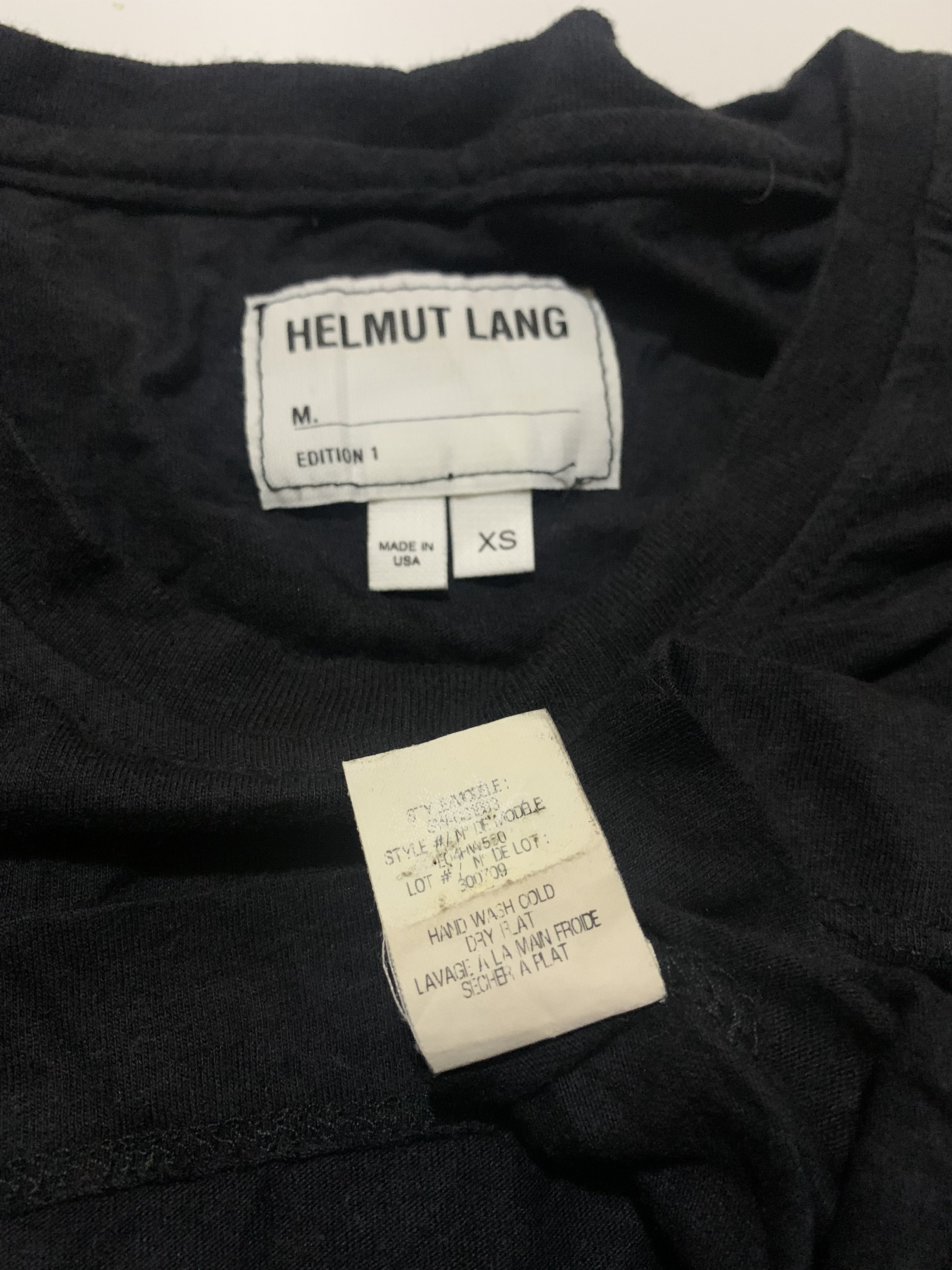Helmut Lang HELMUT LANG EDITION 1 TEE Size US XS / EU 42 / 0 - 3 Thumbnail